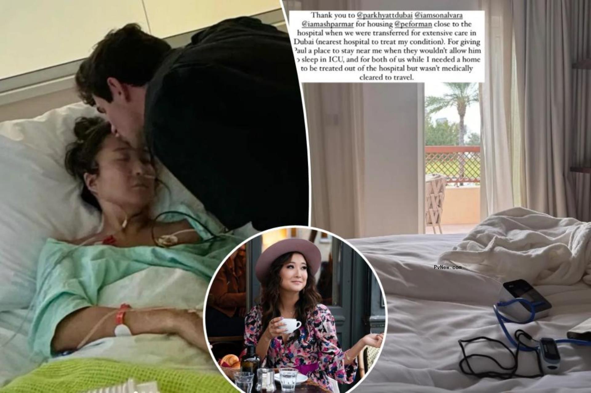 'Emily in Paris' star Ashley Park shares health updat<i></i>e after going into 'critical septic shock' on vacation