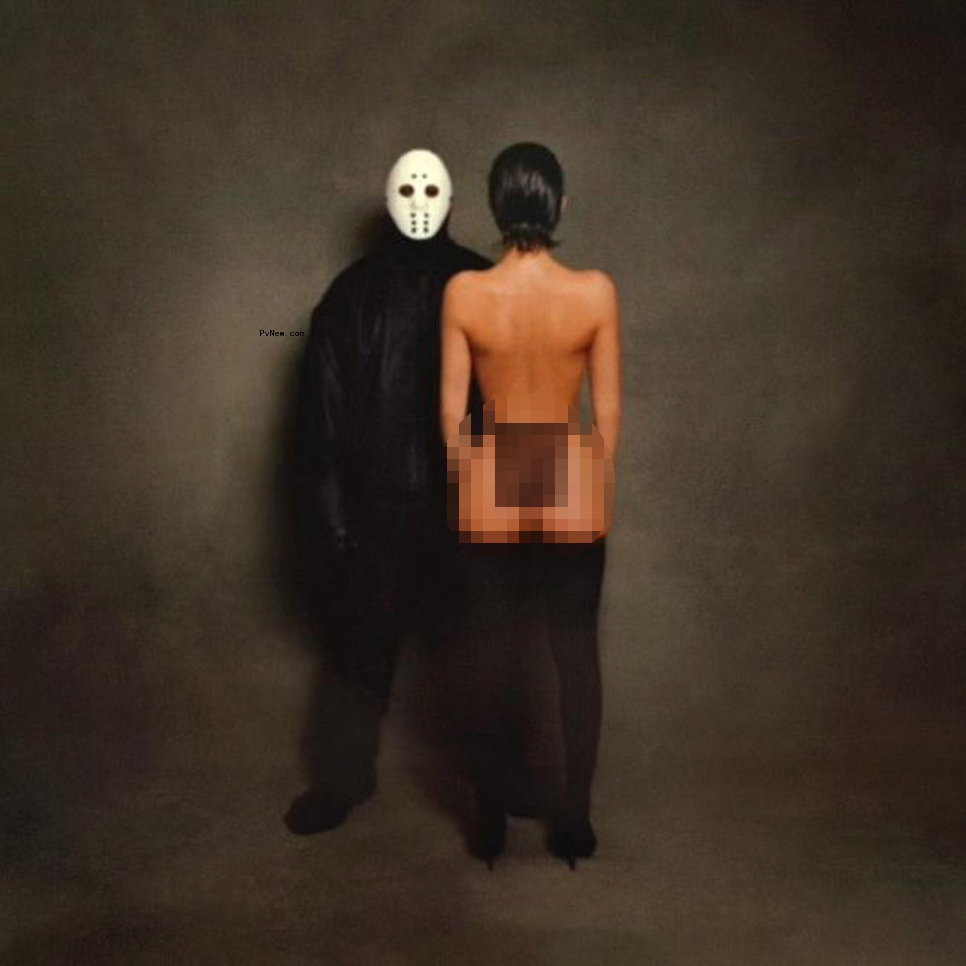 Kanye West's album cover.