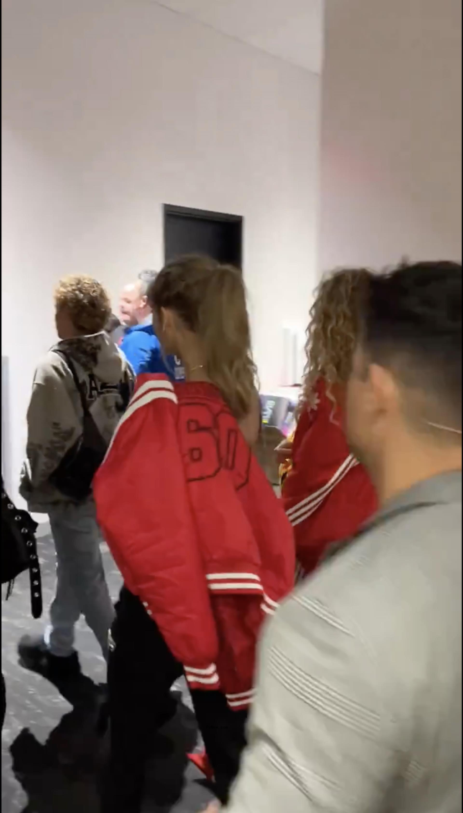 Taylor Swift lands in Las Vegas ahead of Travis Kelce's Super Bowl game
