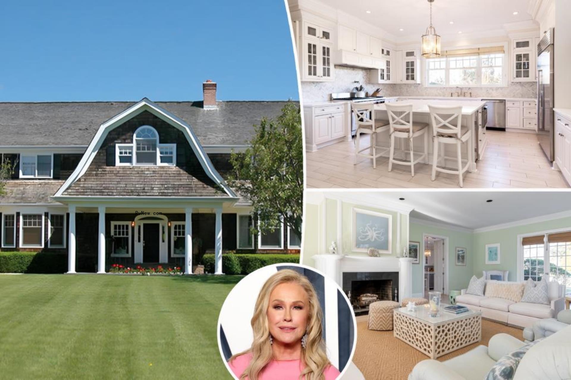 Kathy Hilton and her Hamptons home.