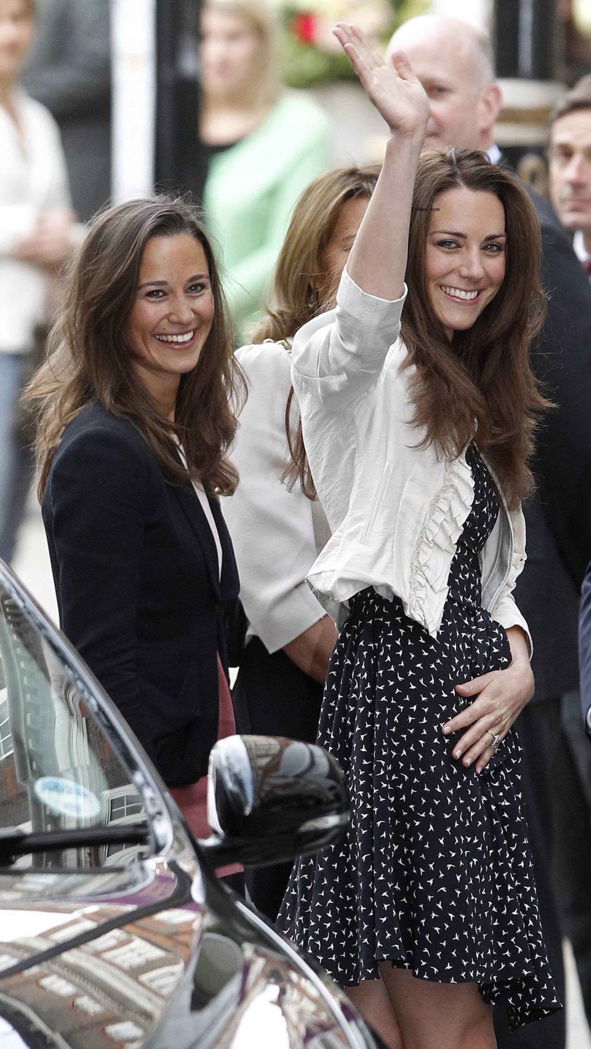 Kate and Pippa Middleton.