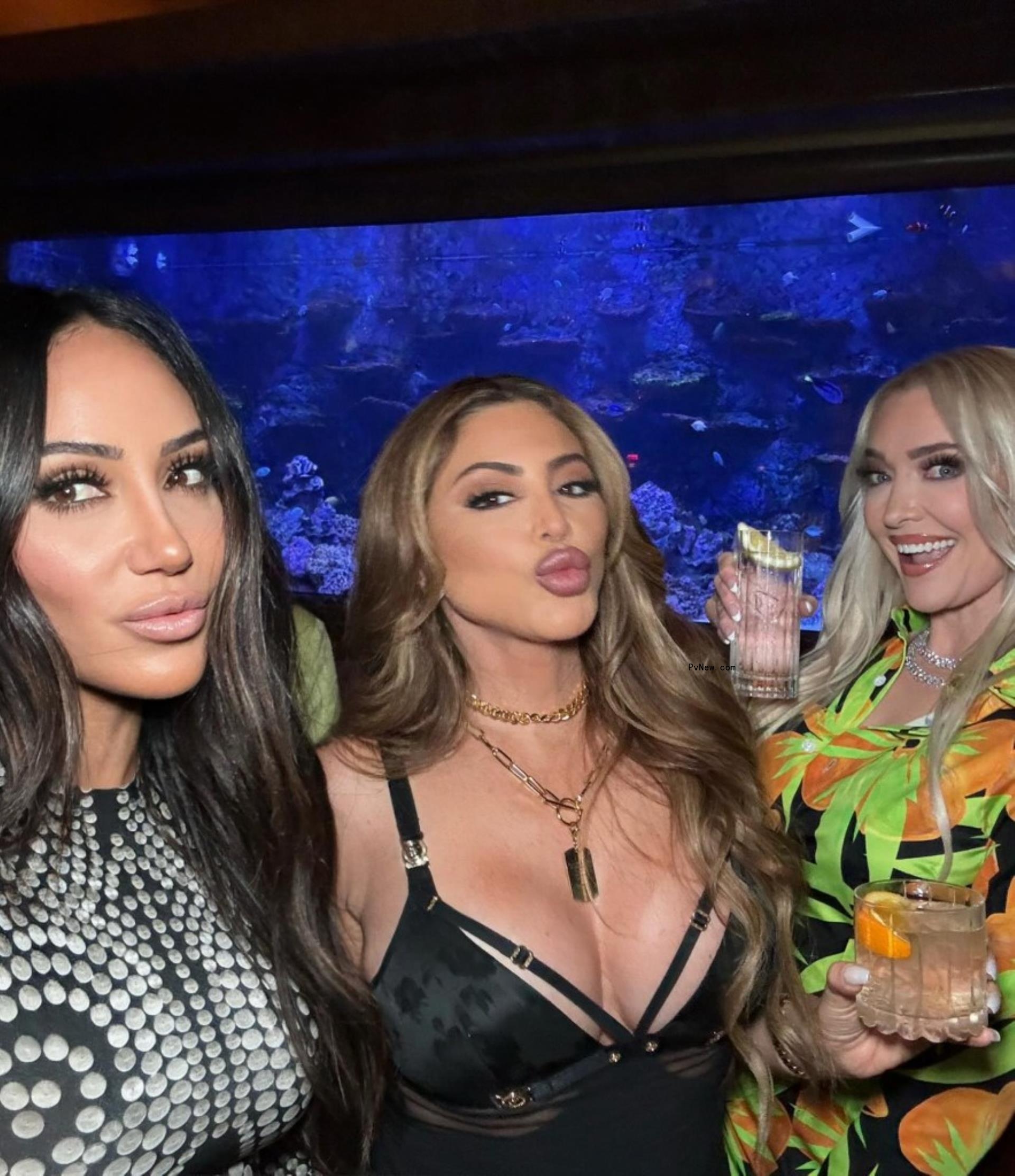 Larsa Pippen selfie with Melissa Gorga and Erika Jayne