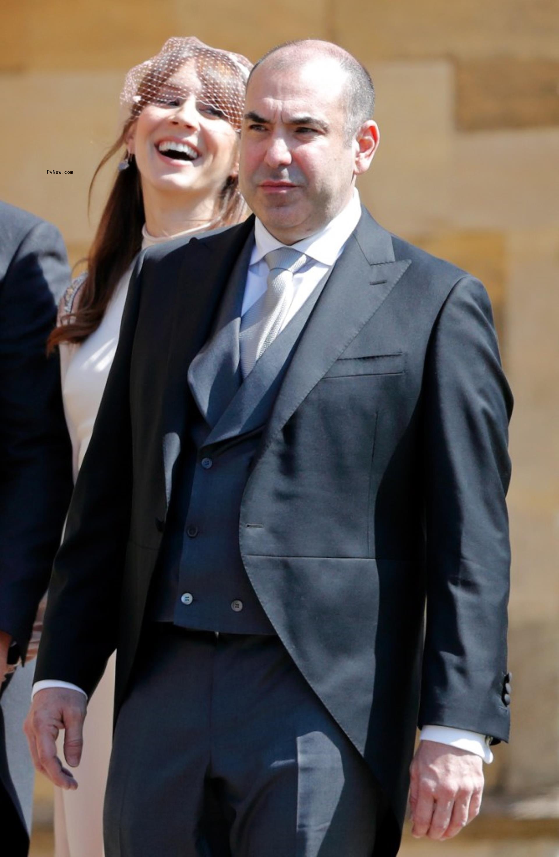 Rick Hoffman at Meghan Markle and Prince Harrys' wedding.