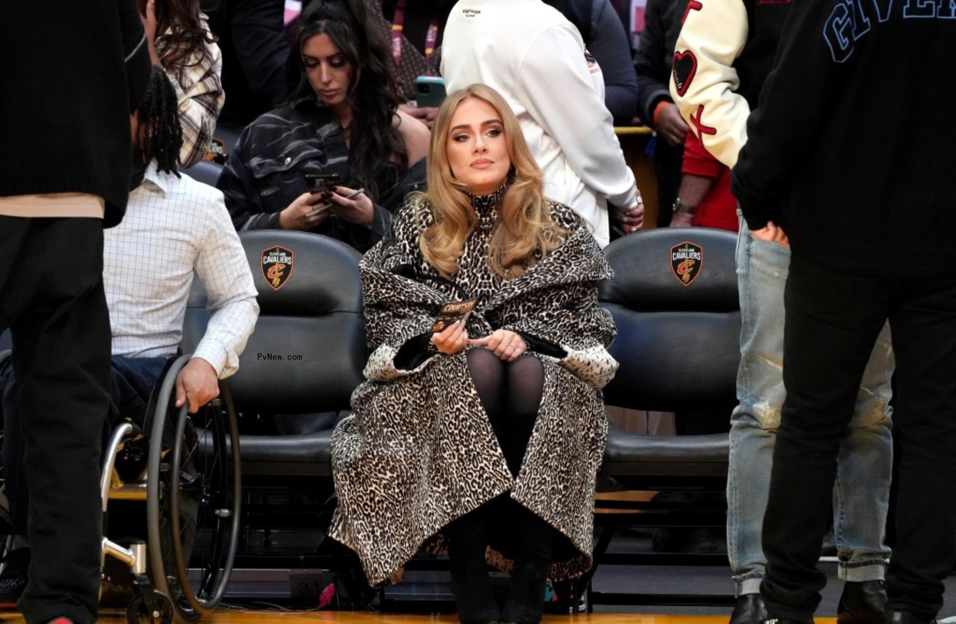 Adele and Rich Paul attend the 2022 NBA All-Star Game in 2022