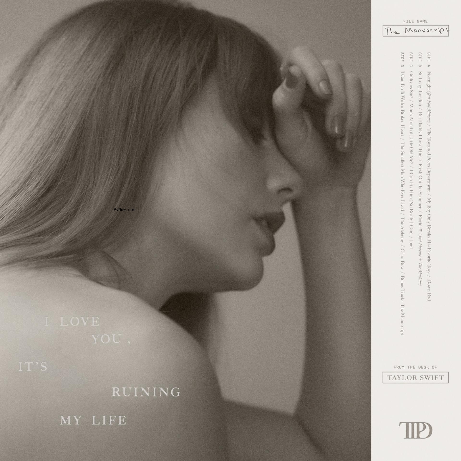 The cover of Taylor Swift's album