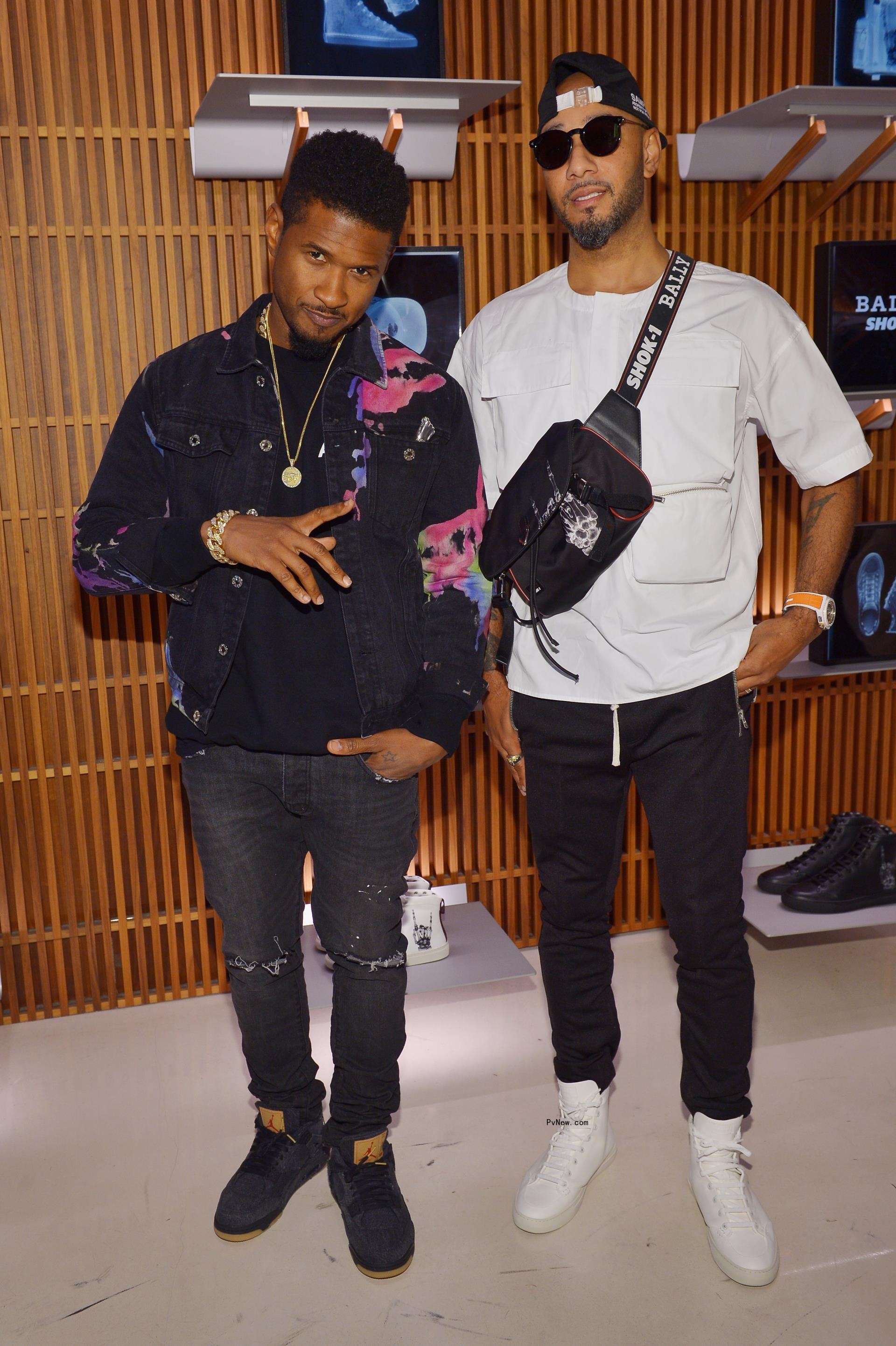 Usher and Swizz Beatz.