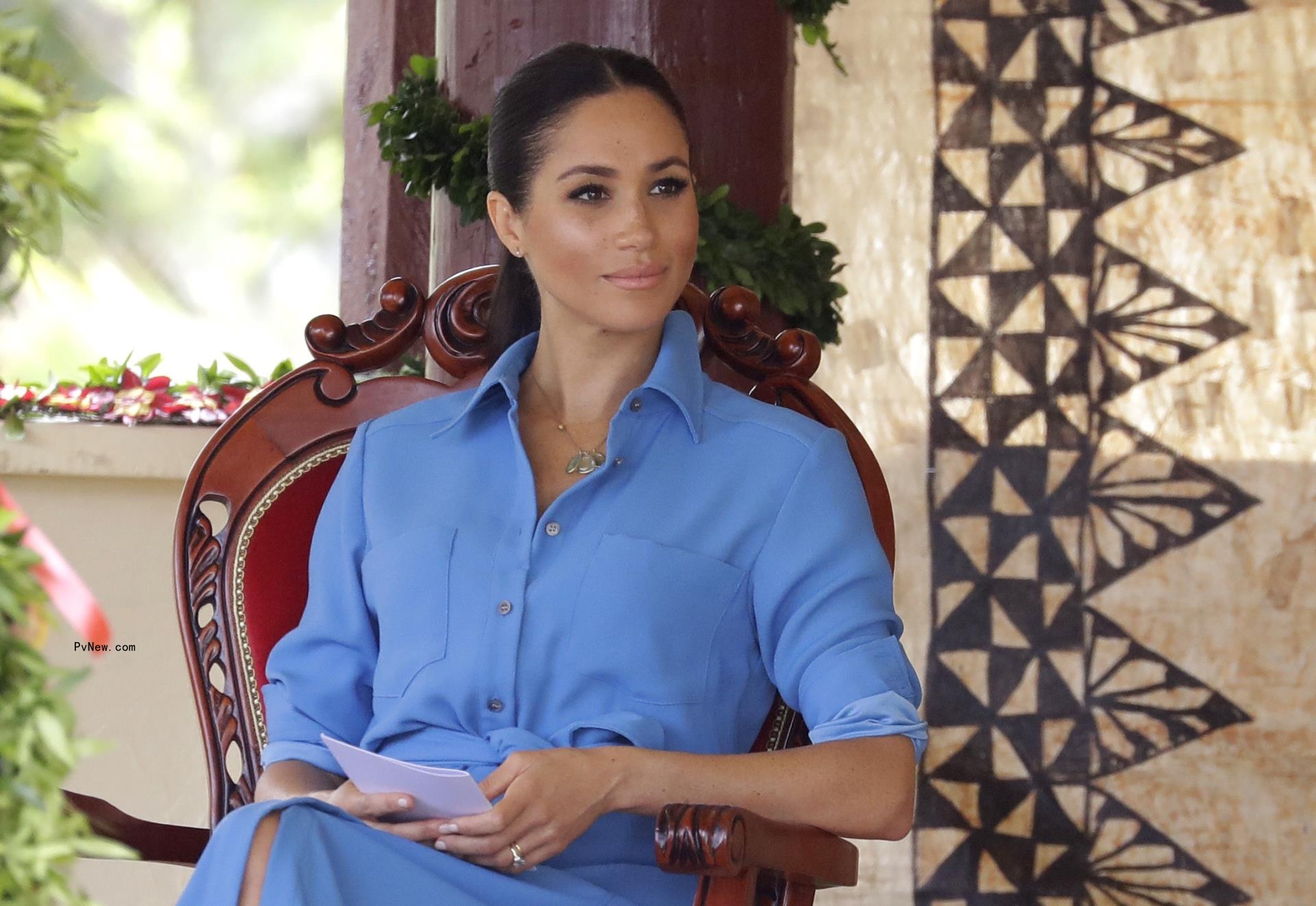 Meghan Markle in To<i></i>nga in 2018.
