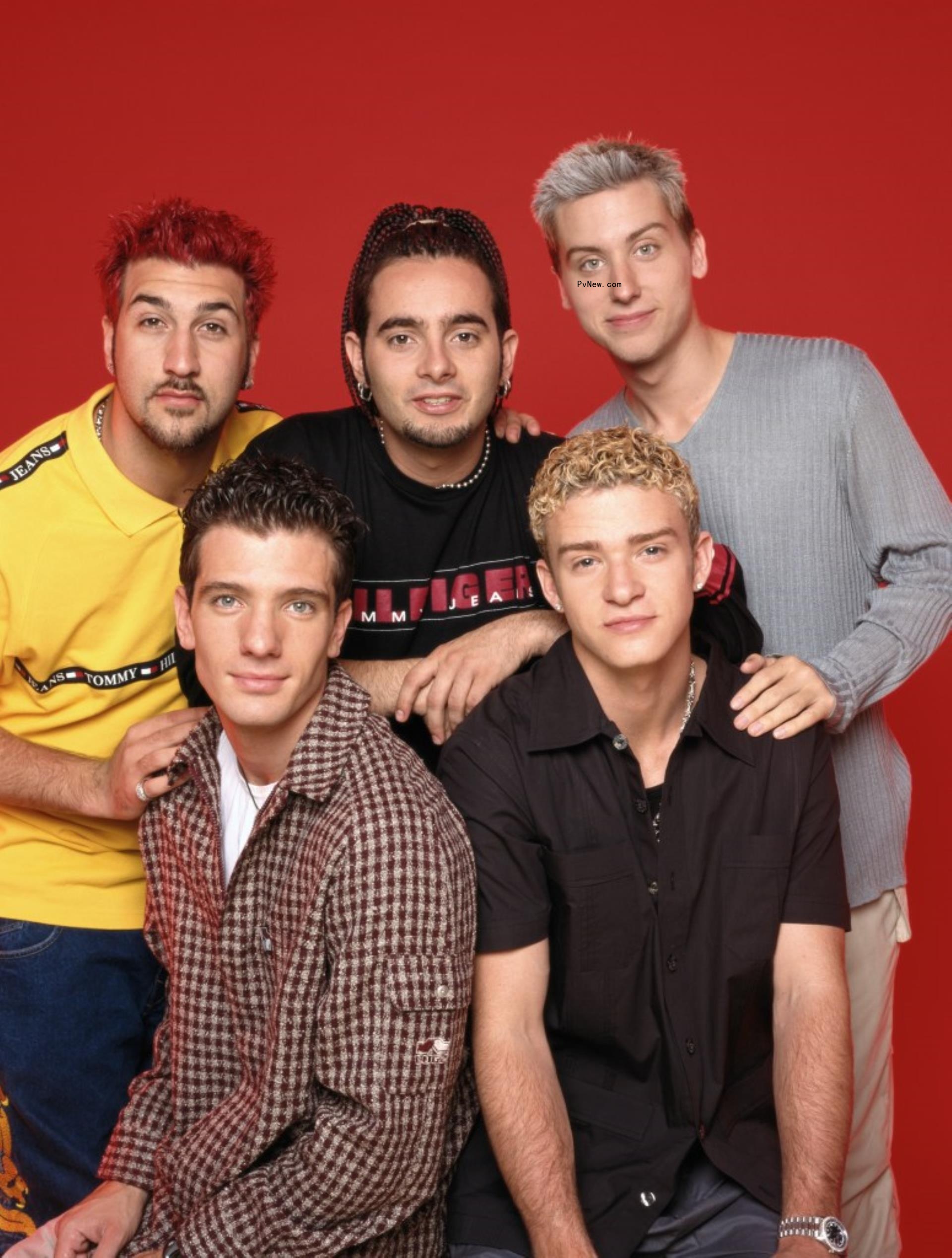*NSYNC bandmembers.