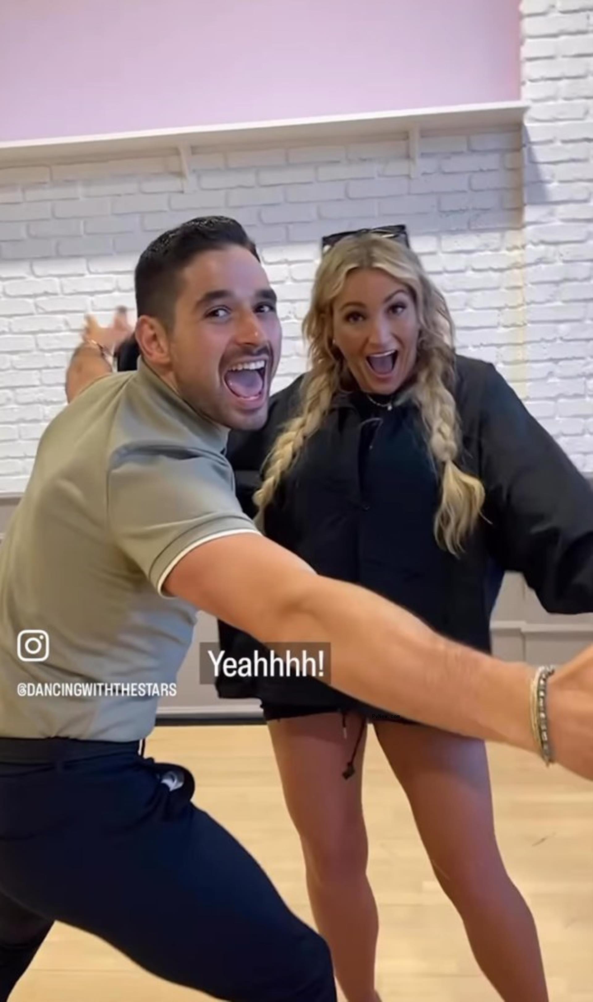 A photo of Jamie Lynn Spears in “DWTS” rehearsal