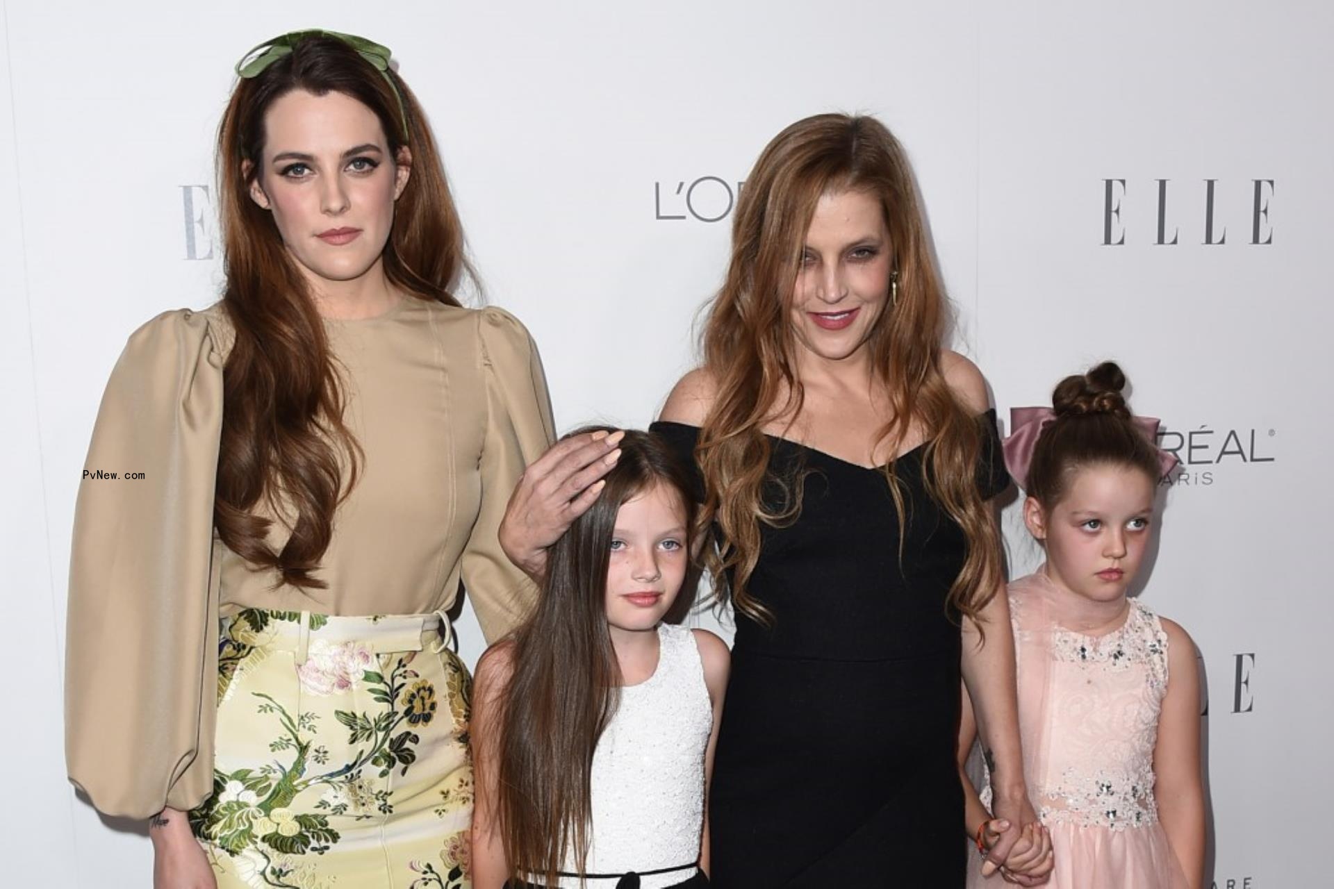 Riley Keough, Lisa Marie Presley, Finley Lockwood, Harper Lockwood