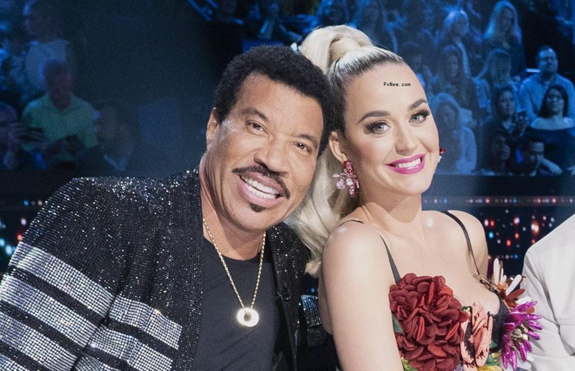 Lio<i></i>nel Richie and Katy Perry on