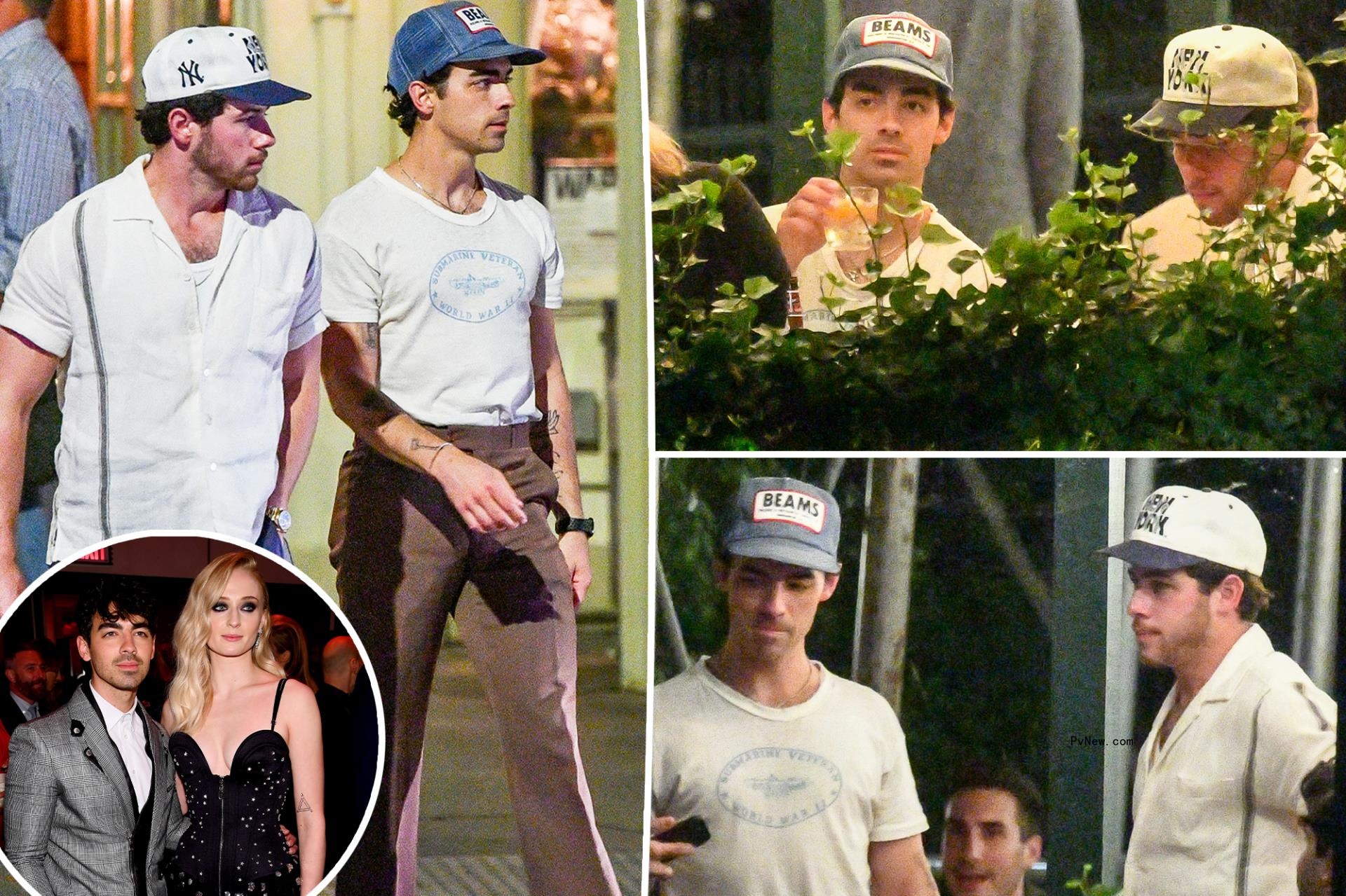 Joe Jo<i></i>nas has boys’ night out with brother Nick ahead of Sophie Turner’s bombshell lawsuit