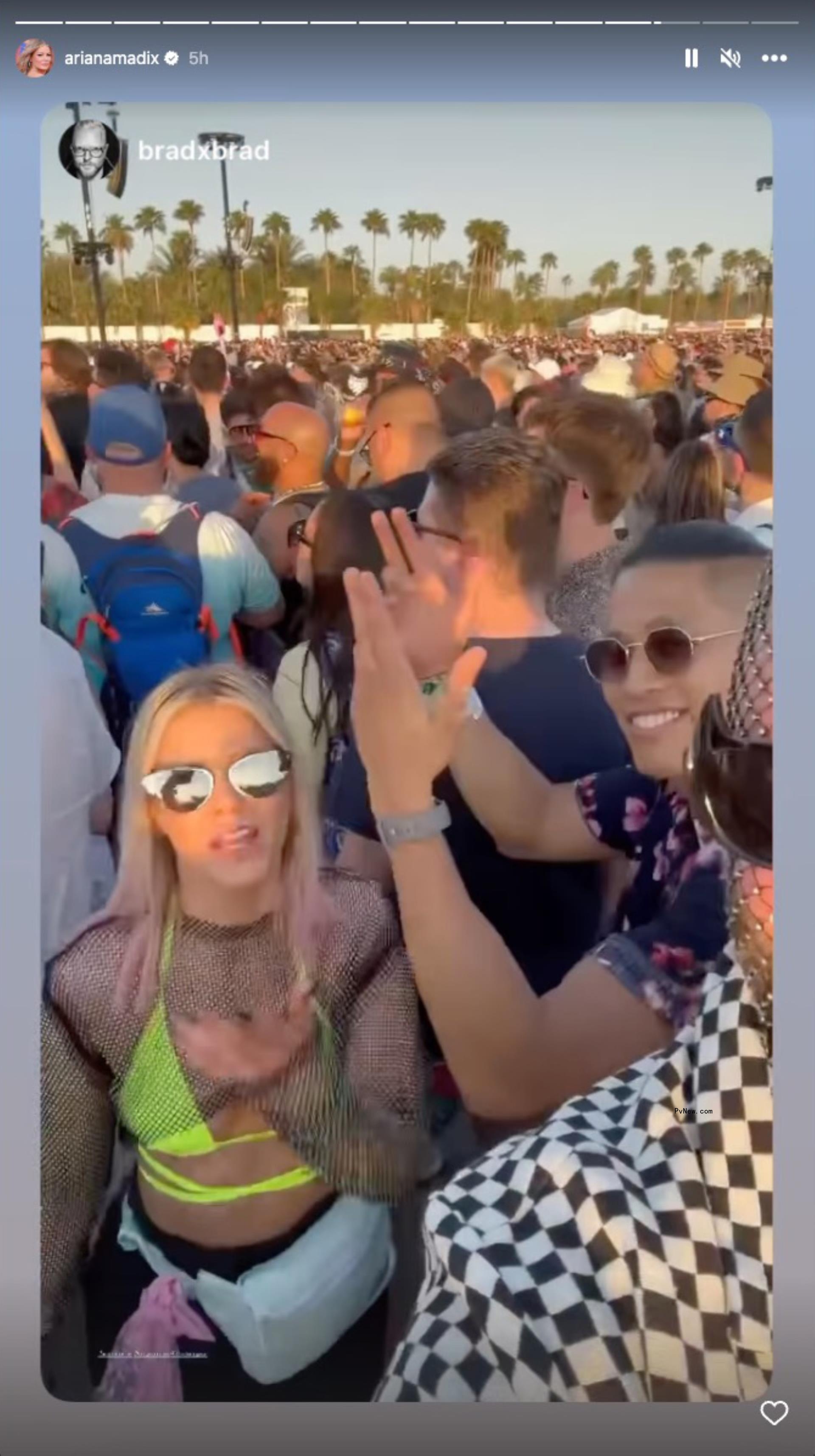 Ariana Madix and Daniel Wai at Coachella