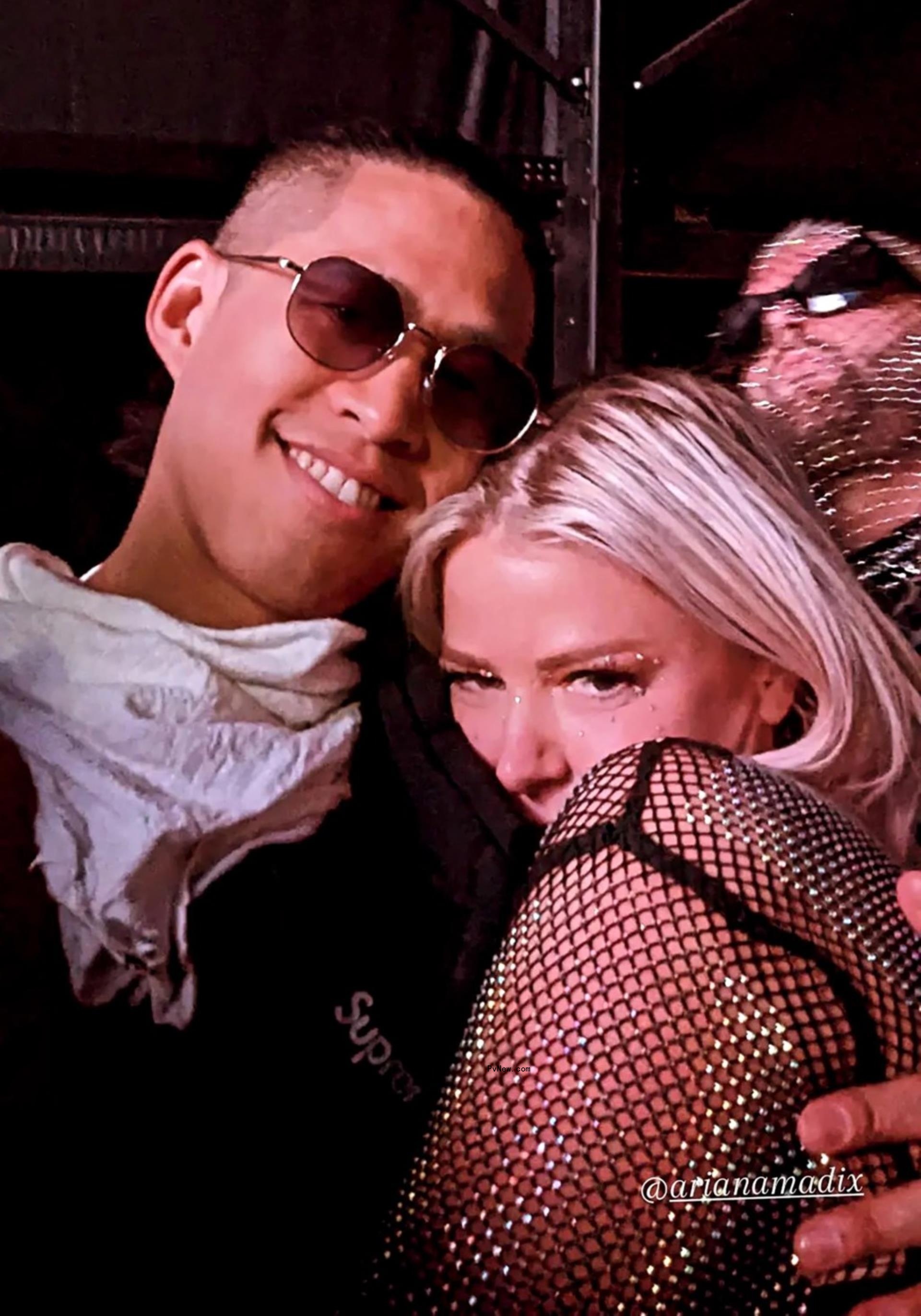 Ariana Madix cuddles up to Daniel Wai