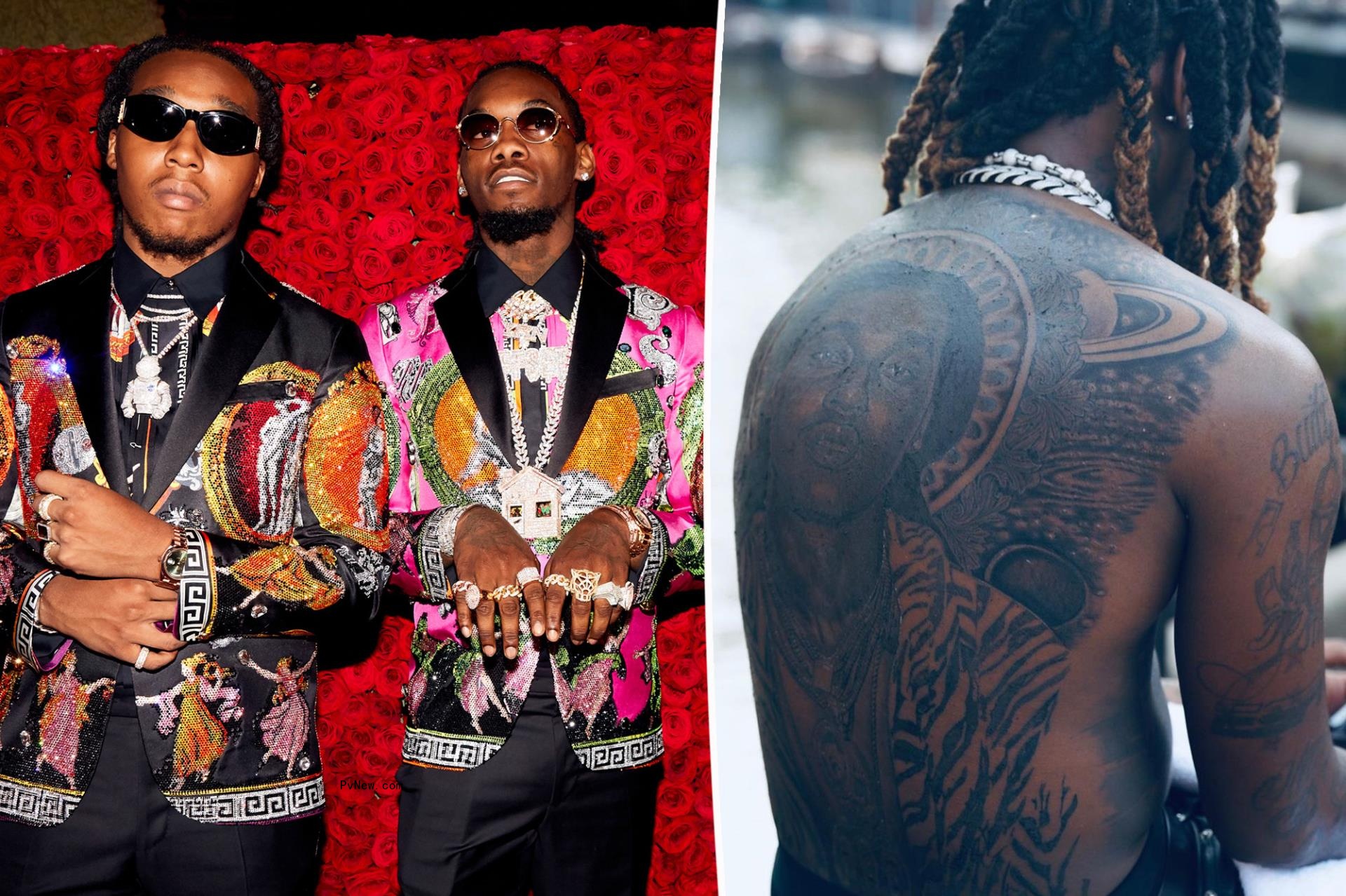 Offset debuts massive back tattoo ho<i></i>noring late cousin Takeoff