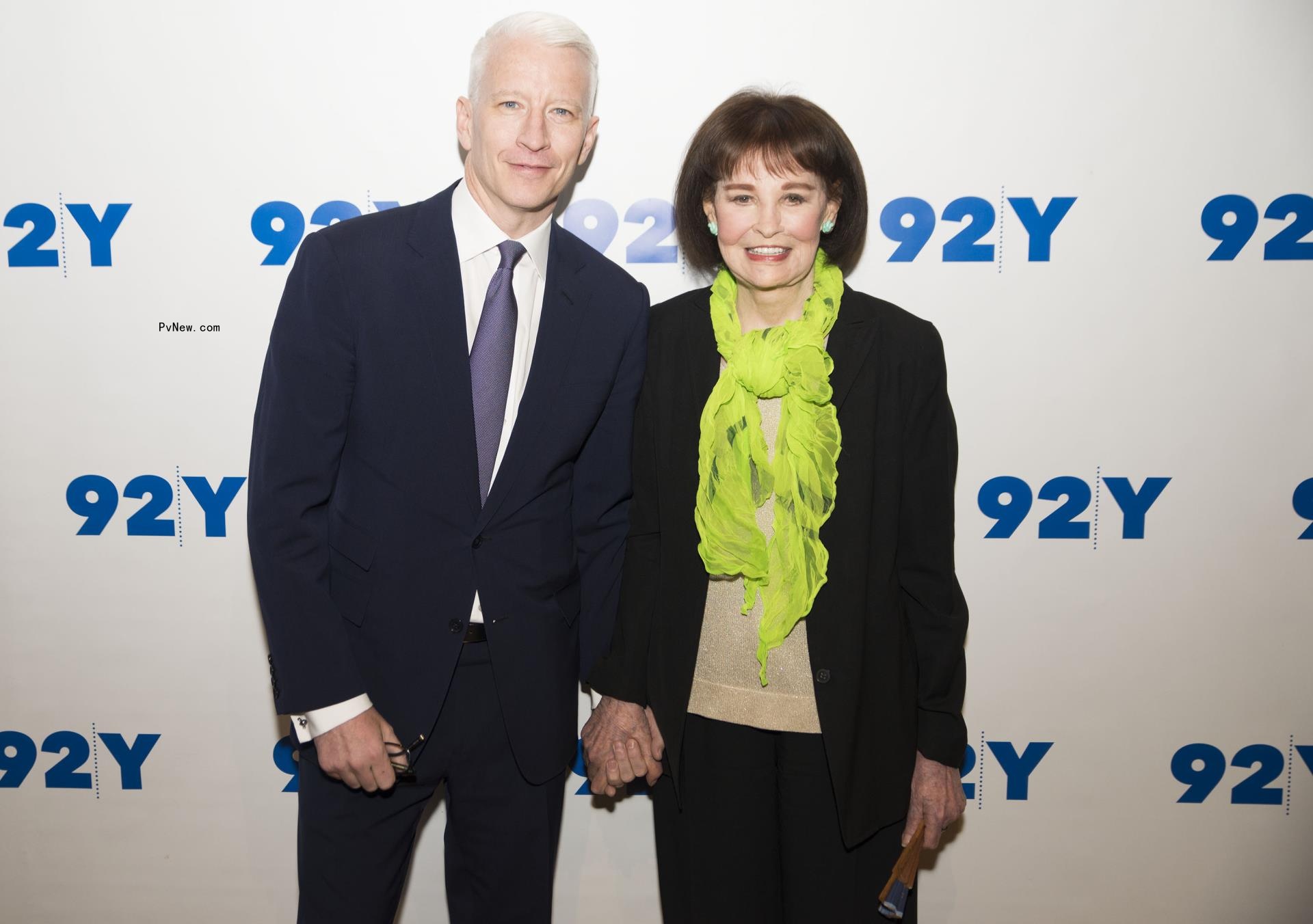 Anderson Cooper and Gloria Vanderbilt