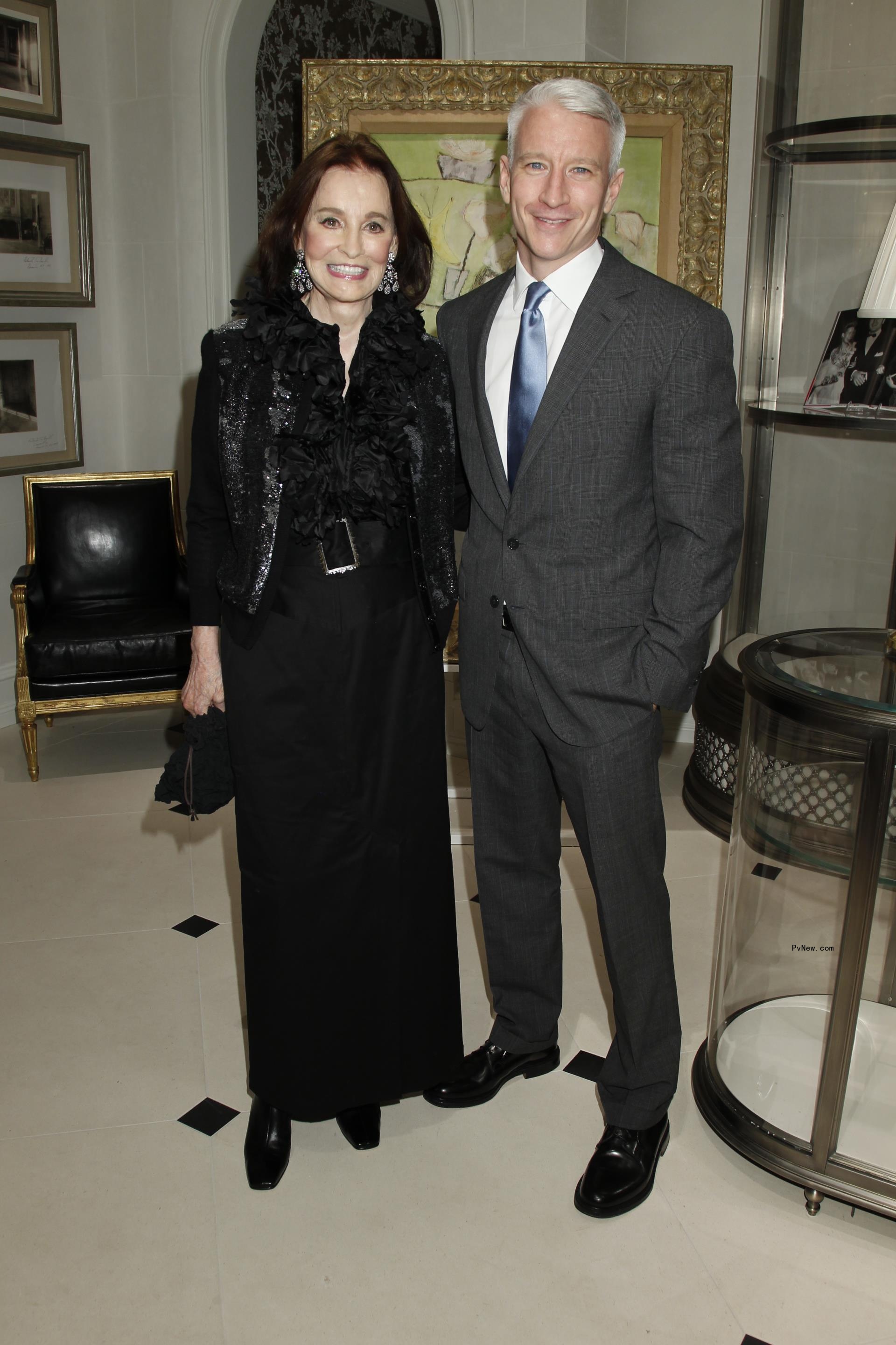 Anderson Cooper and Gloria Vanderbilt