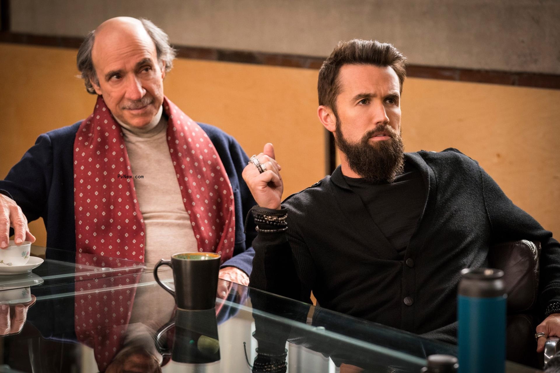 F. Murray Abraham and Rob McElhenney in