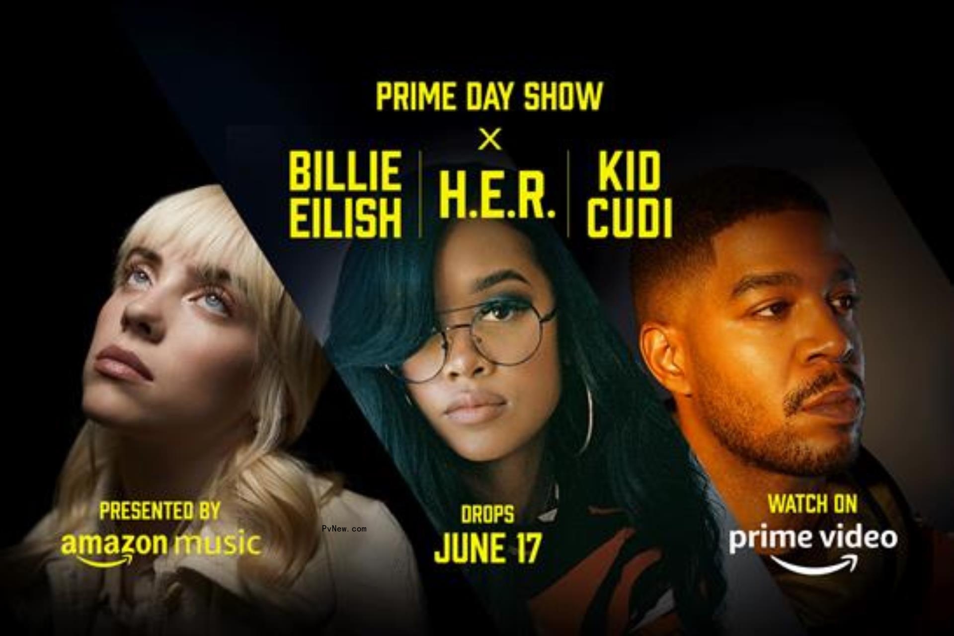 Billie Eilish, H.E.R., Kid Cudi Dro<i></i>p Trailer for Amazon Prime Day Performances