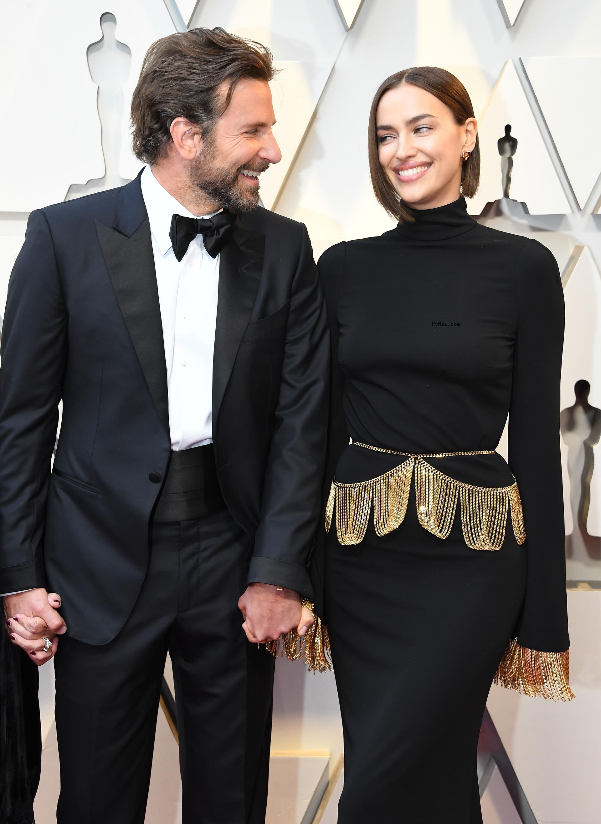Bradley Cooper and Irina Shayk arrive at the 91st Annual Academy Awards