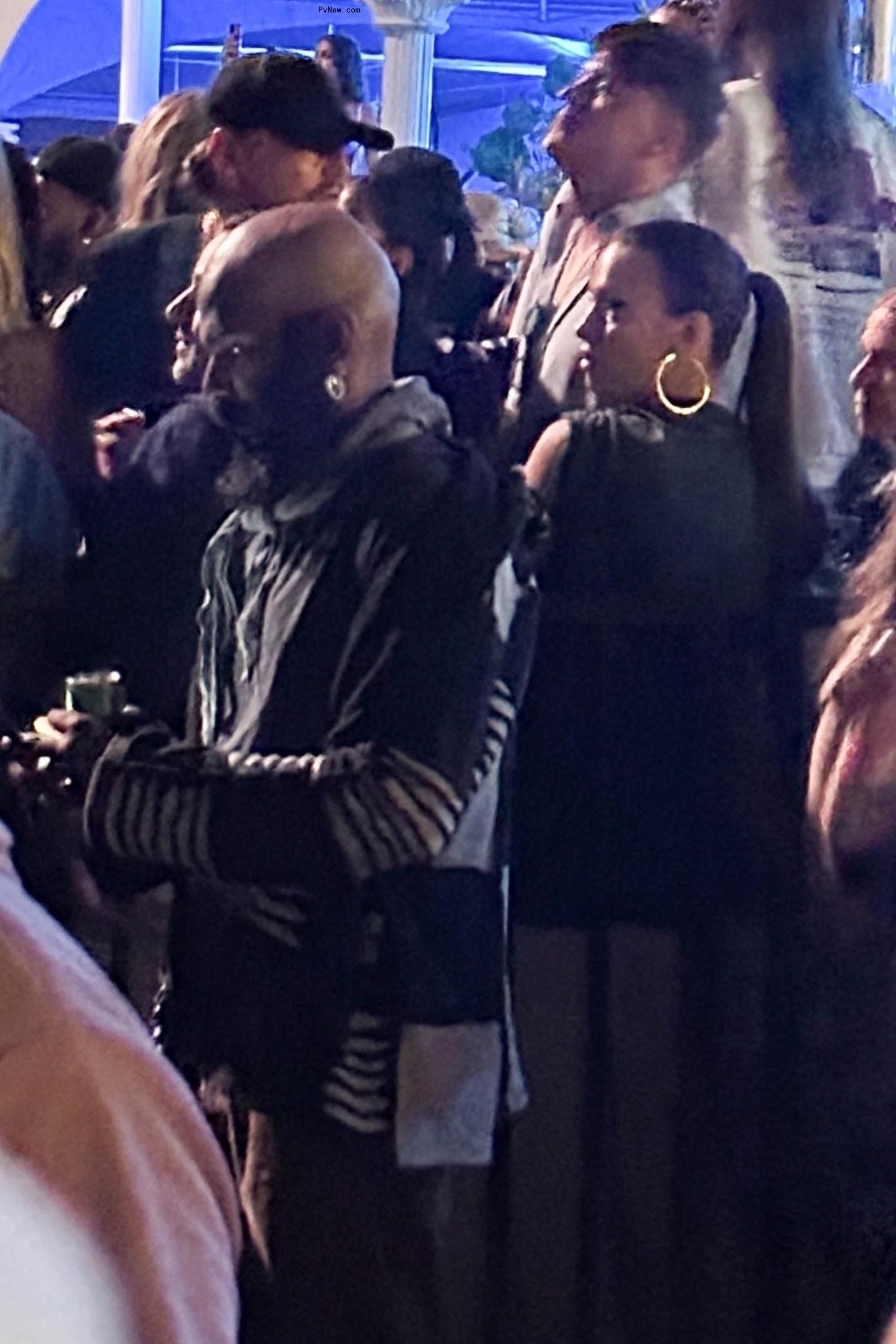 Leo<i></i>nardo DiCaprio and Irina Shayk at Coachella on Sunday night