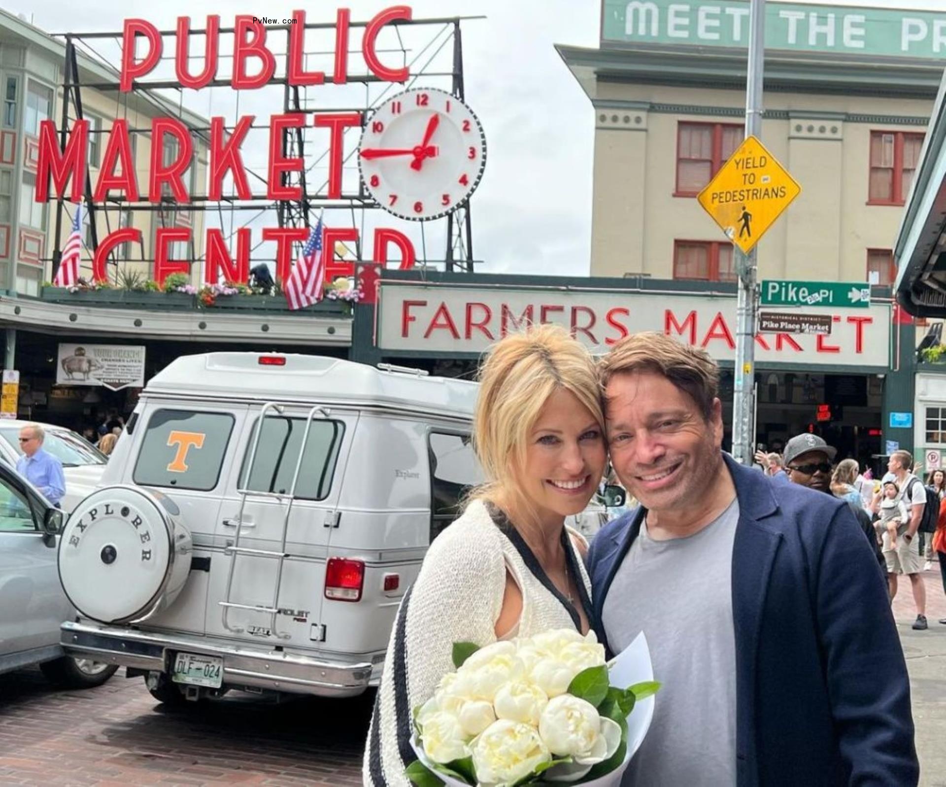 Chris Kattan and Maria Libri in Seattle.