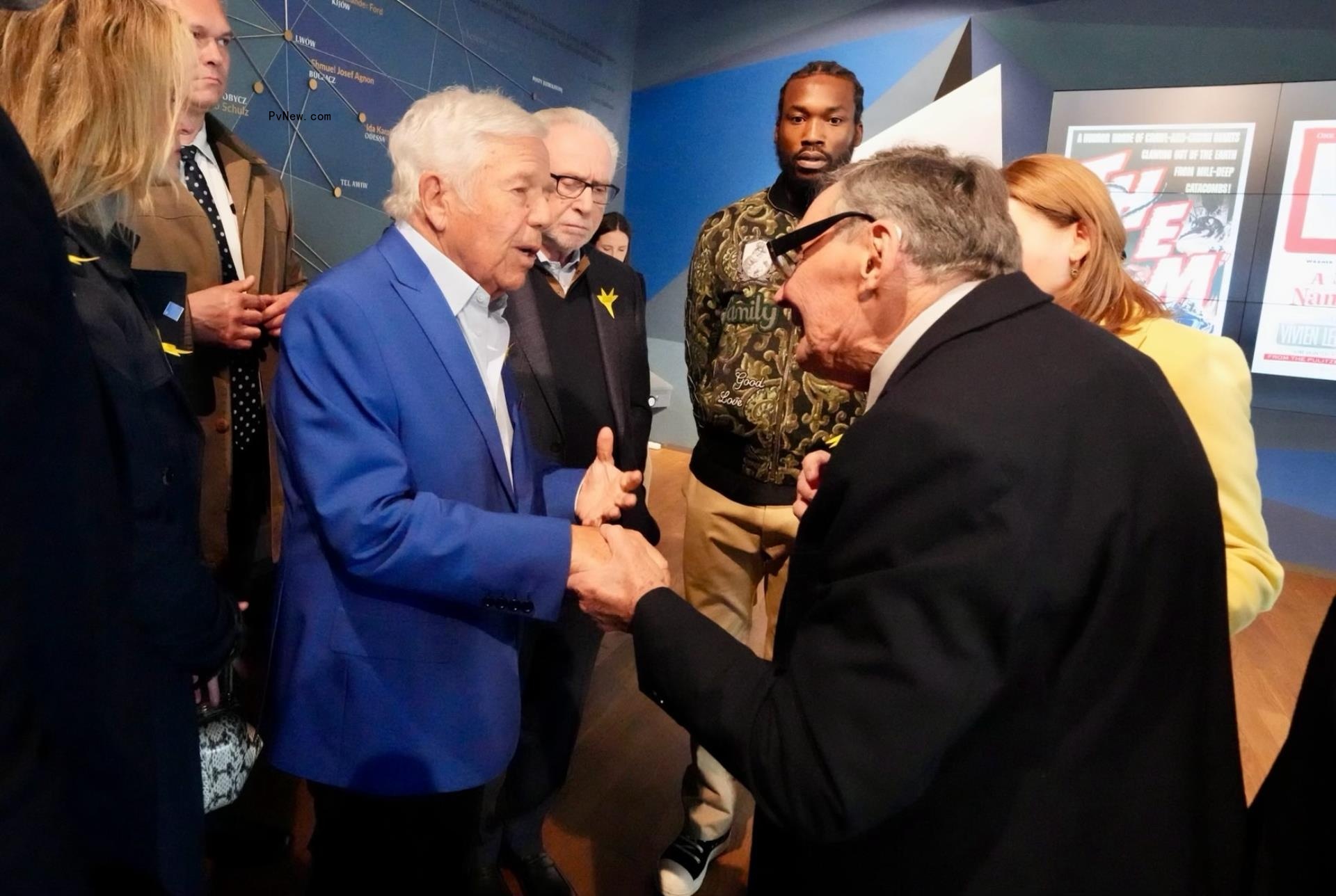 Wolf Blitzer, Robert Kraft