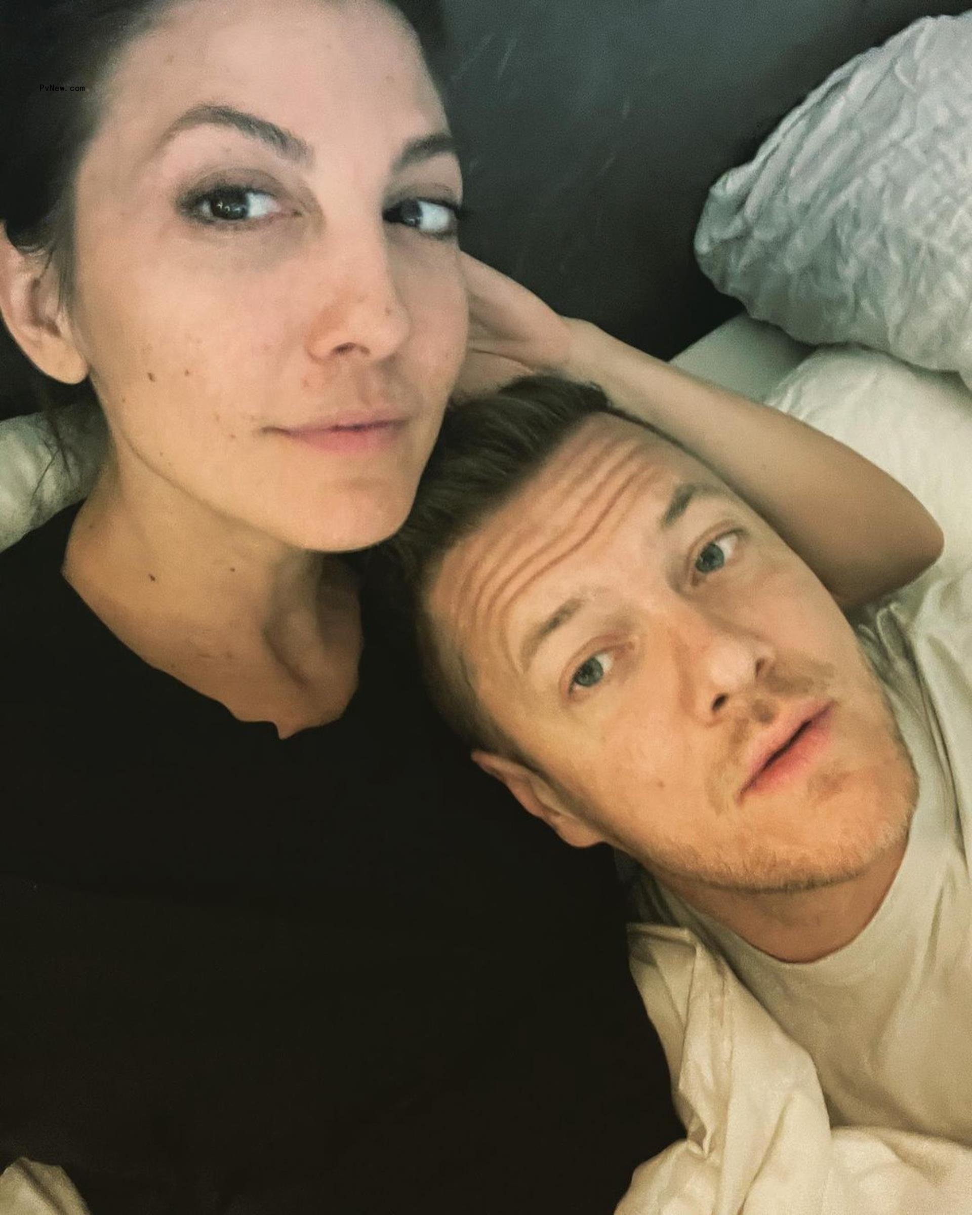 Imagine Dragons singer Dan Reynolds and his wife Aja Volkman.