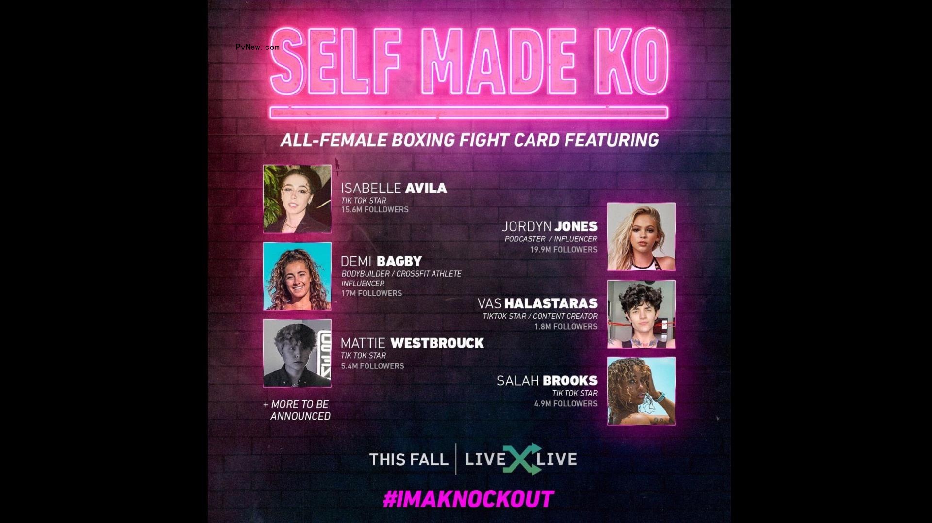 LiveXLive to Launch ‘Self Made KO’ Competition Series, Starting With Boxing Social Media Stars