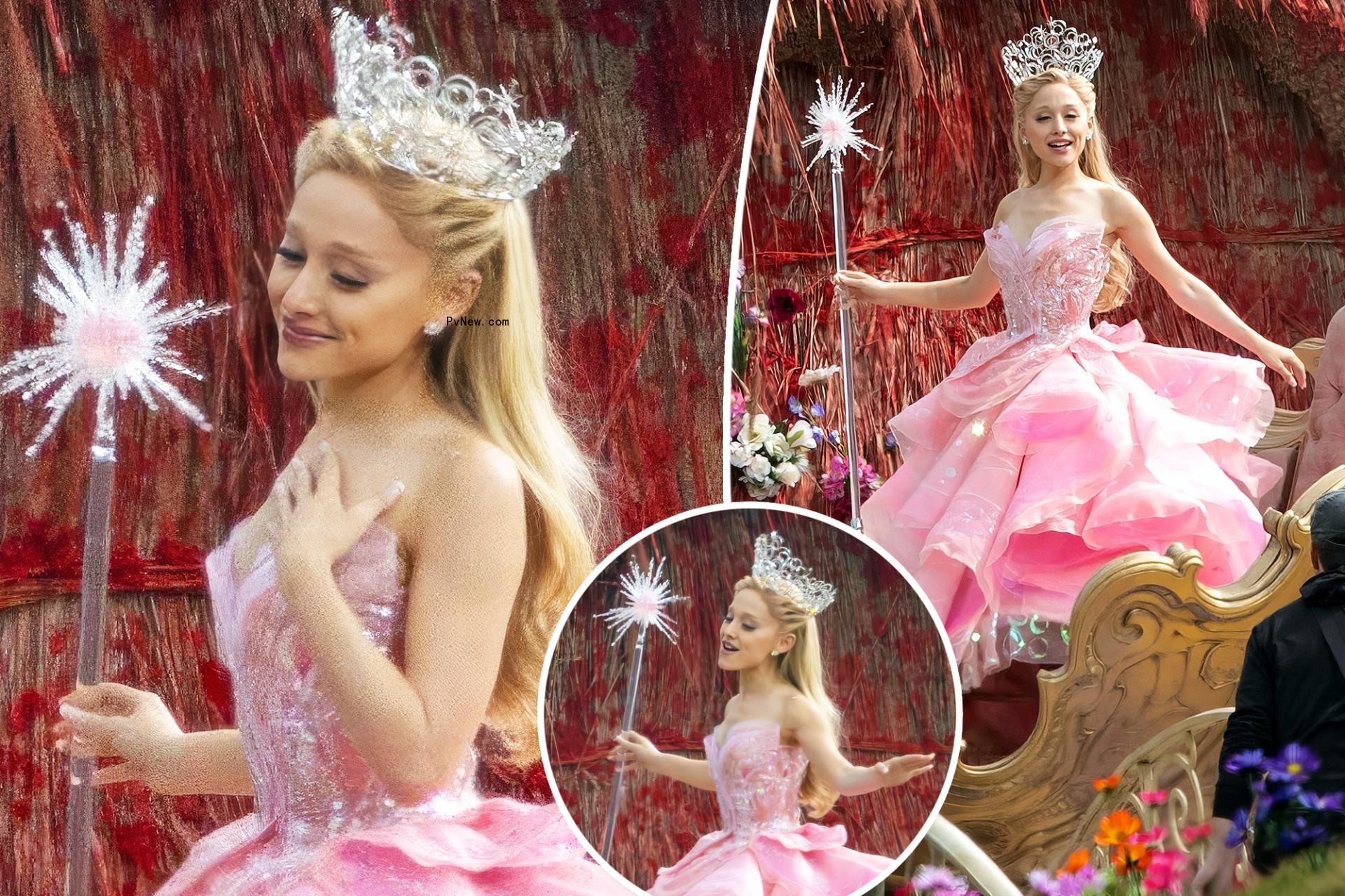 ‘Wicked’ first look: Ariana Grande glows as Glinda after defending ‘thin’ body