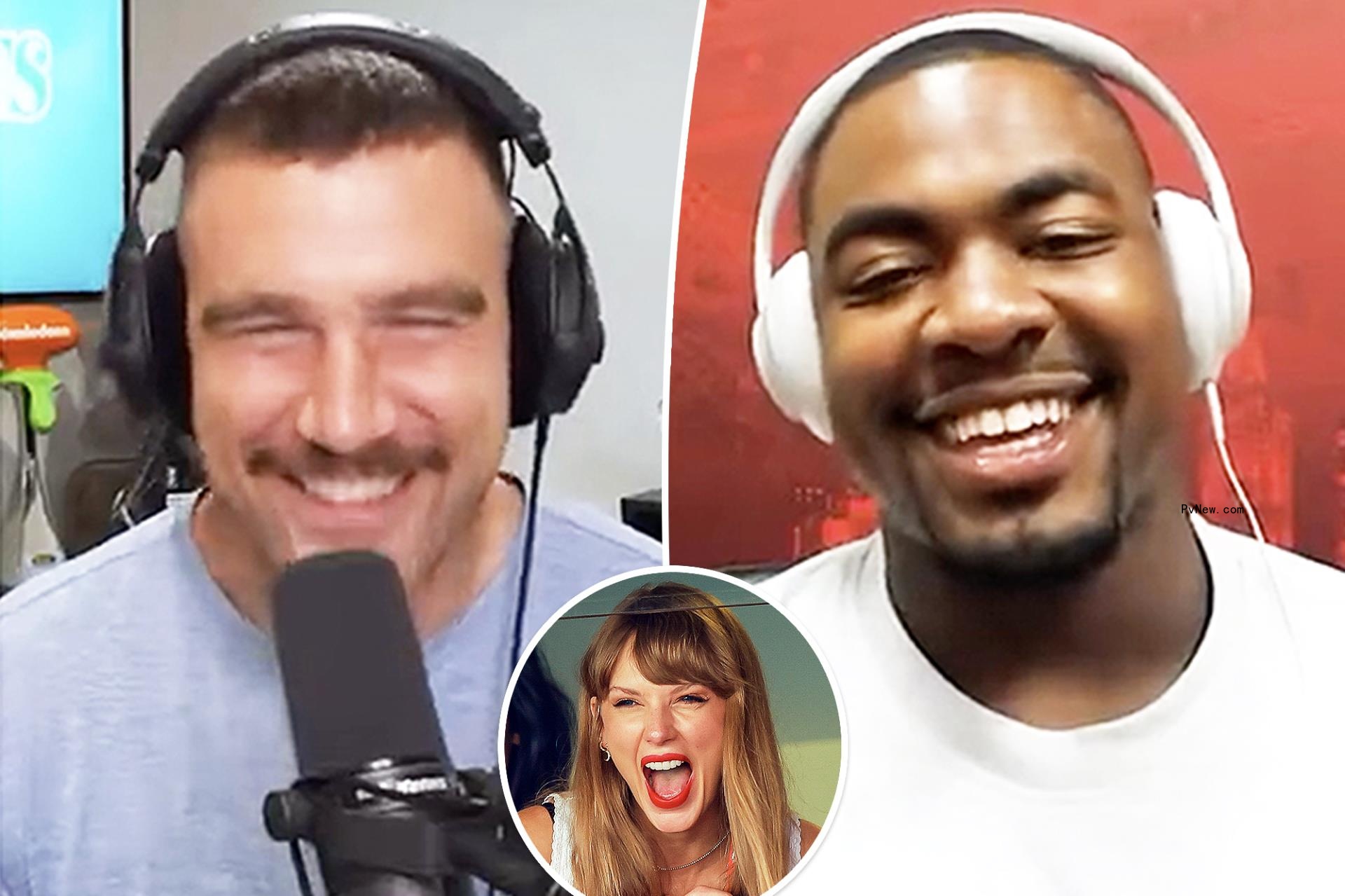 Travis Kelce applauds teammate Chris Jo<i></i>nes for ‘bumping’ Taylor Swift music after Chiefs win