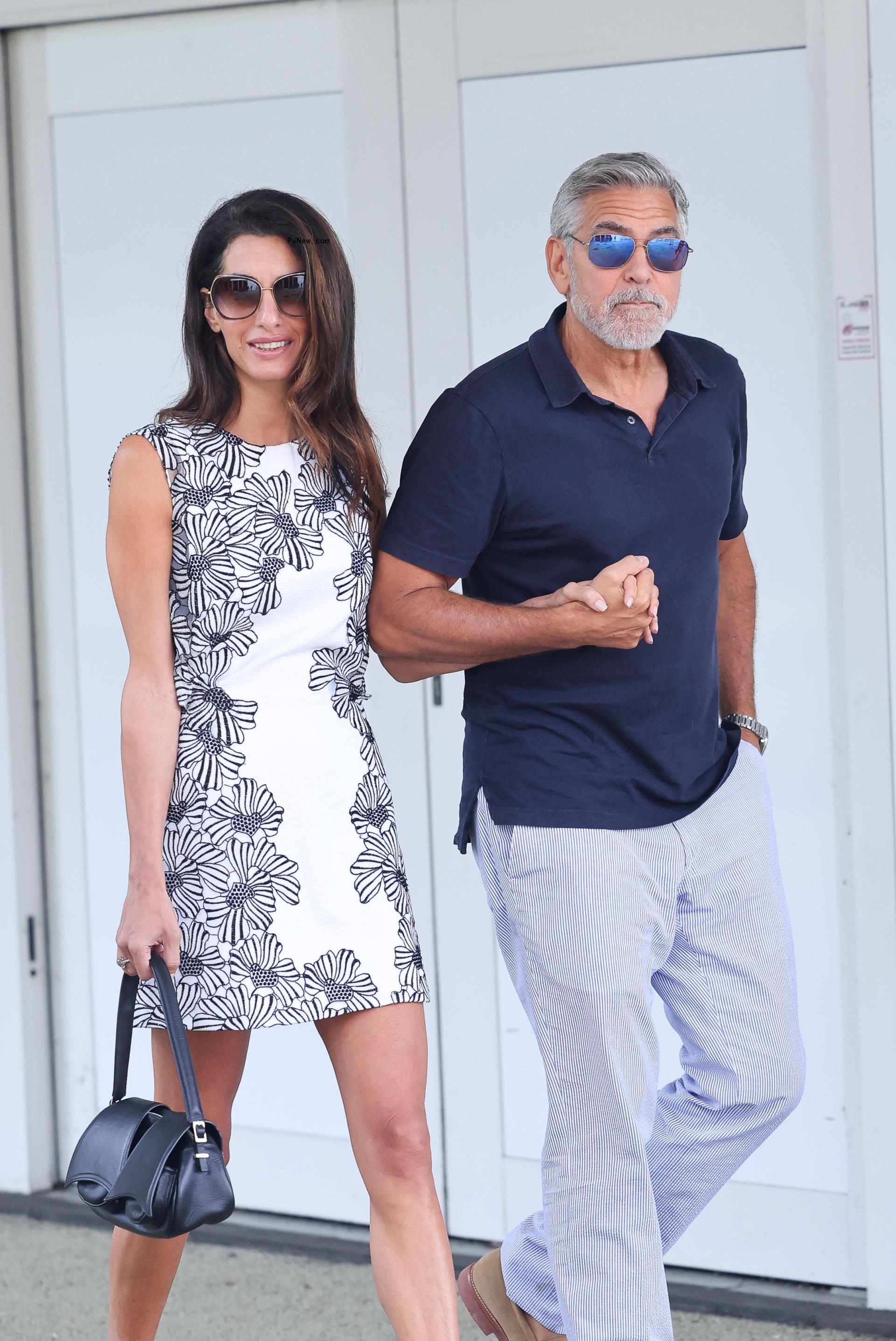 George and Amal Clooney