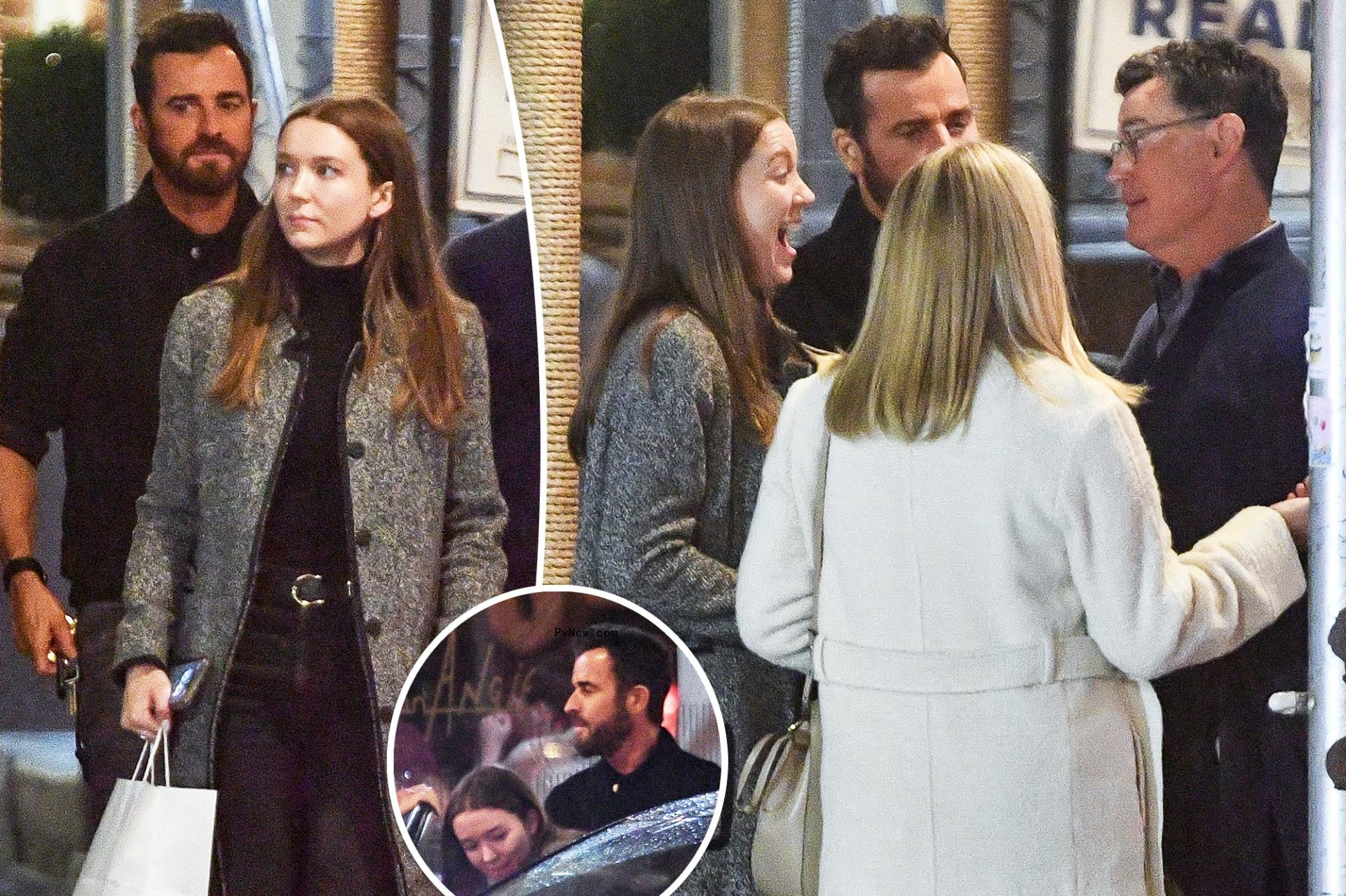 Justin Theroux, 52, grabs dinner with Nicole Brydon Bloom, 29, and her parents as romance heats up
