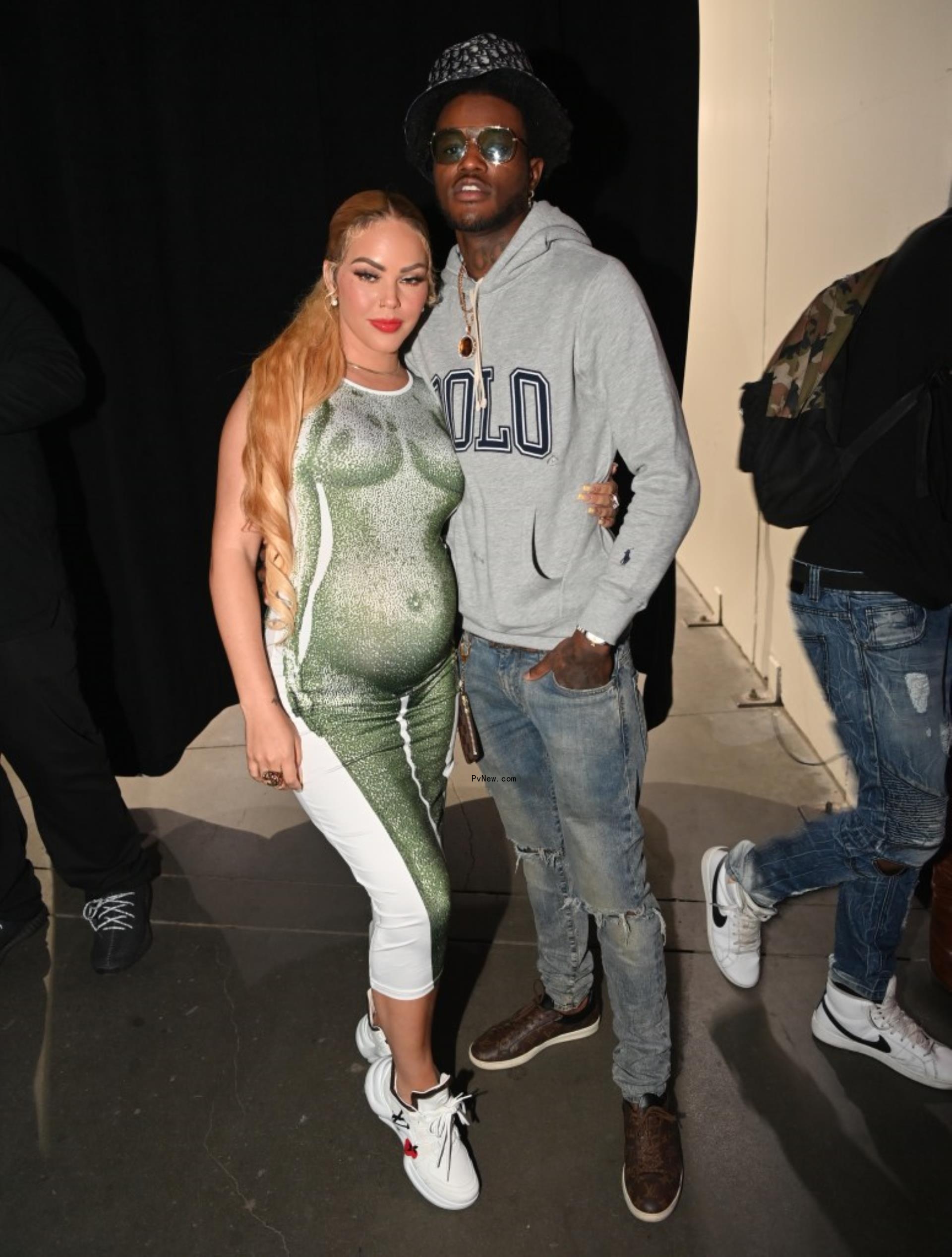 pregnant Jacky Oh and DC Young Fly