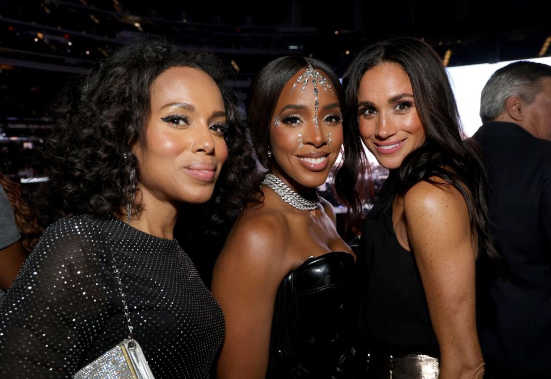 Kerry Washington, Kelly Rowland, Meghan Markle at Beyoncé 