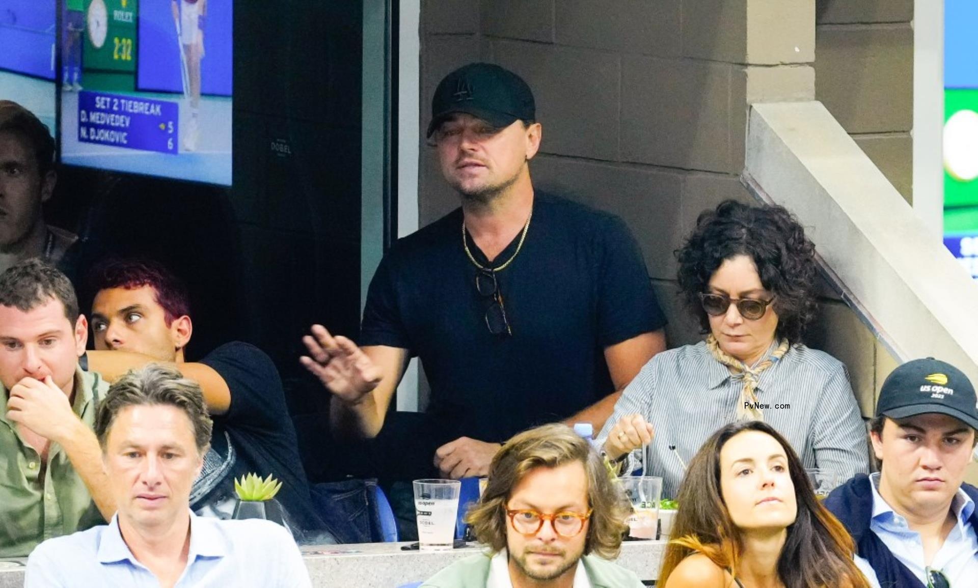 Leo<i></i>nardo DiCaprio at the 2023 US Open. 