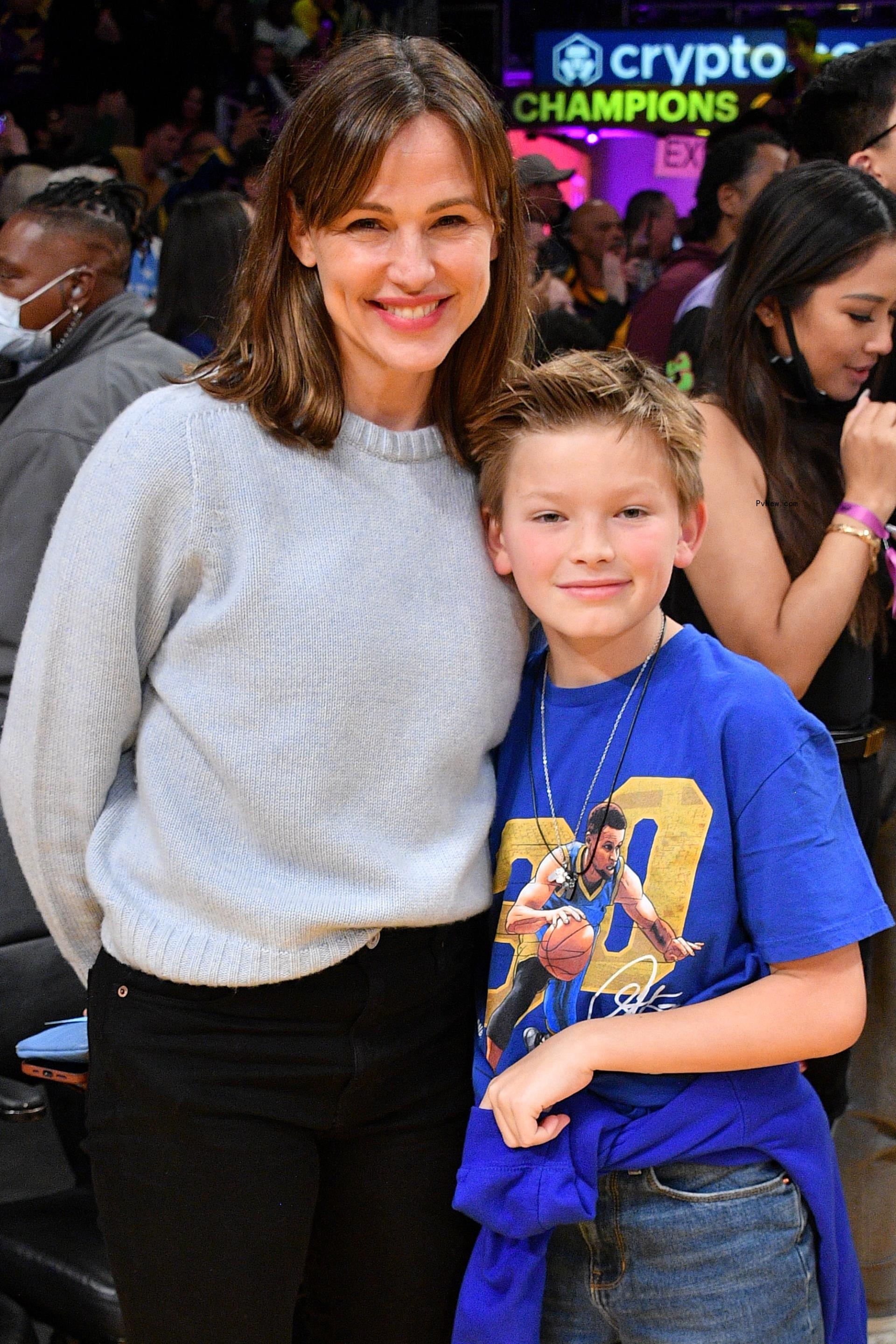 Jennifer Garner and son Samuel