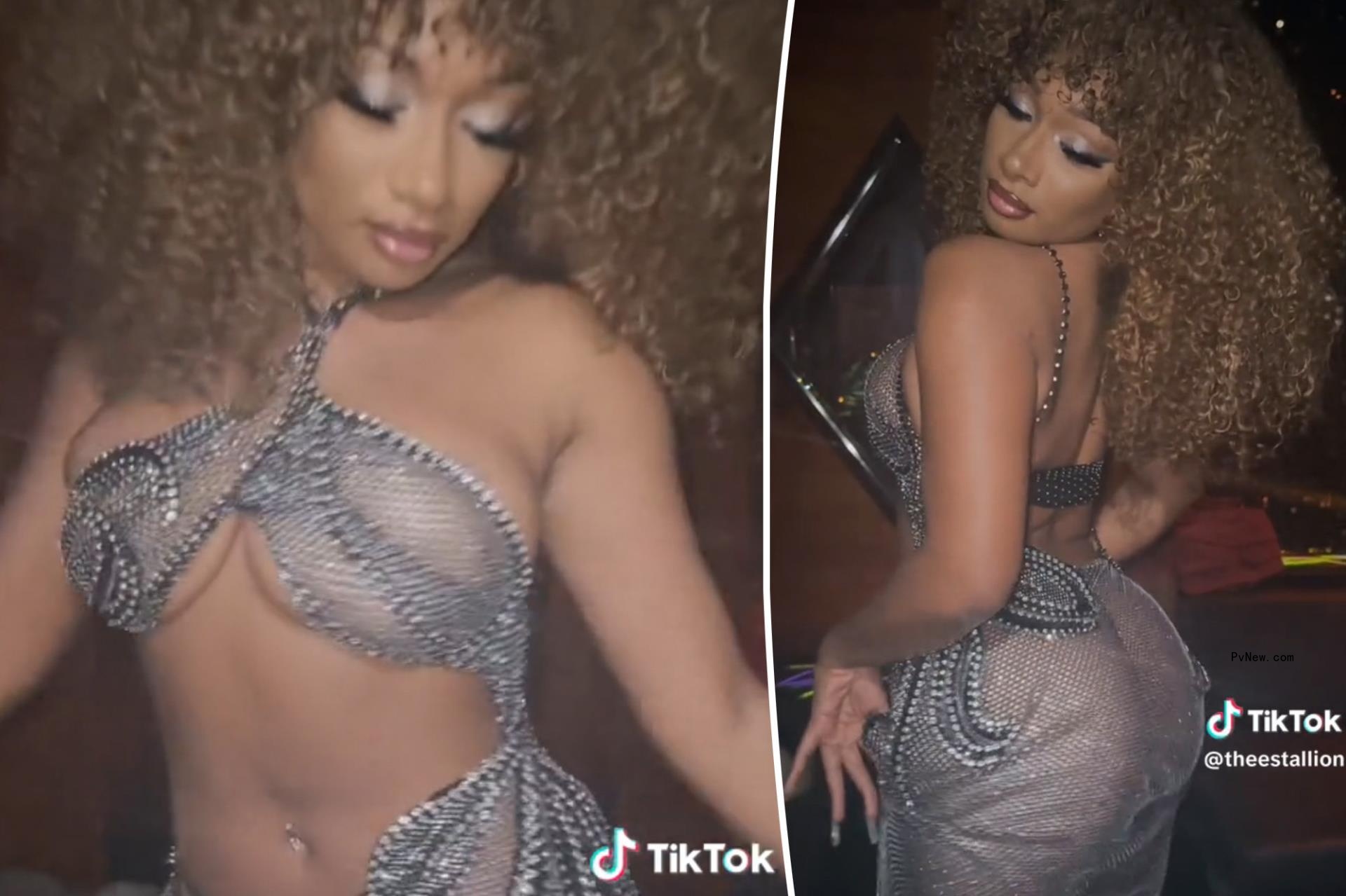 The story behind Megan Thee Stallion’s ‘internet-breaking’ naked dress