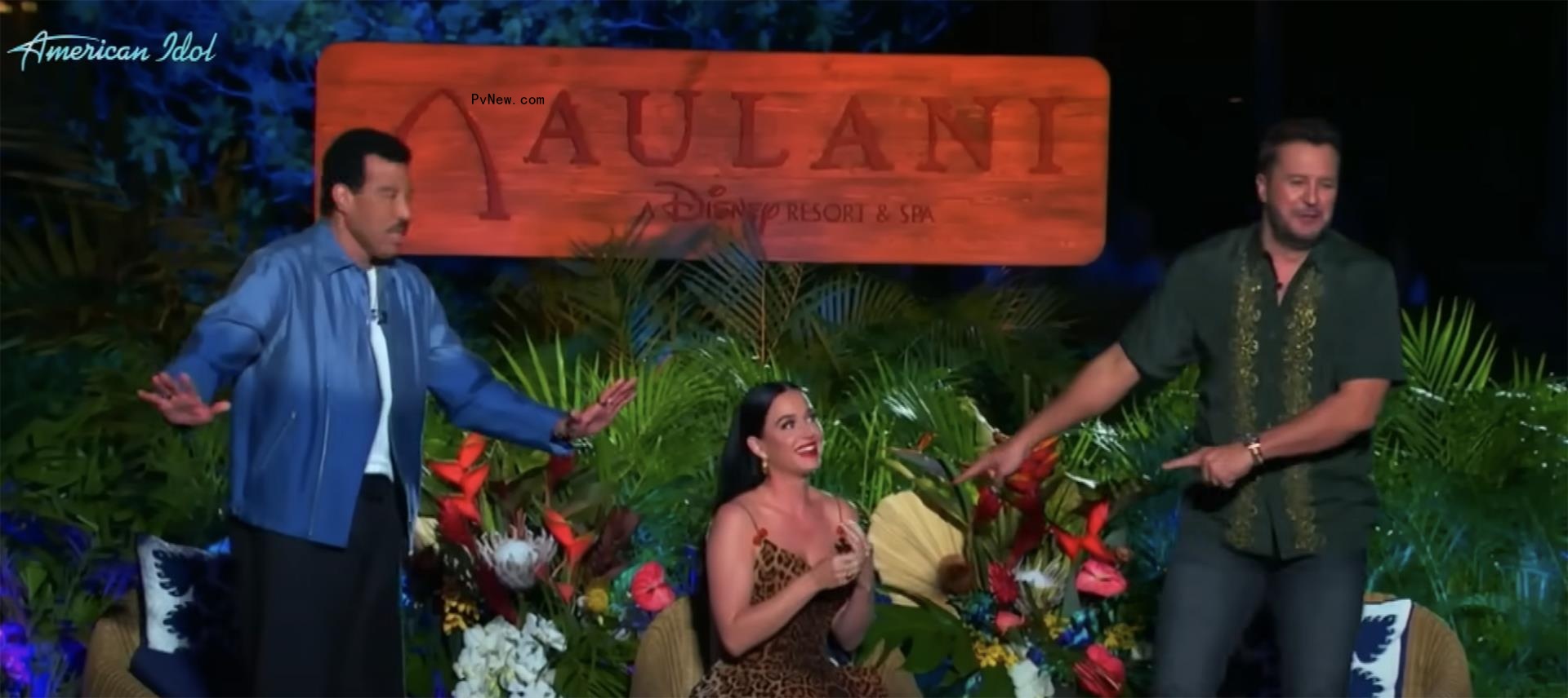 Katy Perry, Luke Bryan and Lio<i></i>nel Richie on 