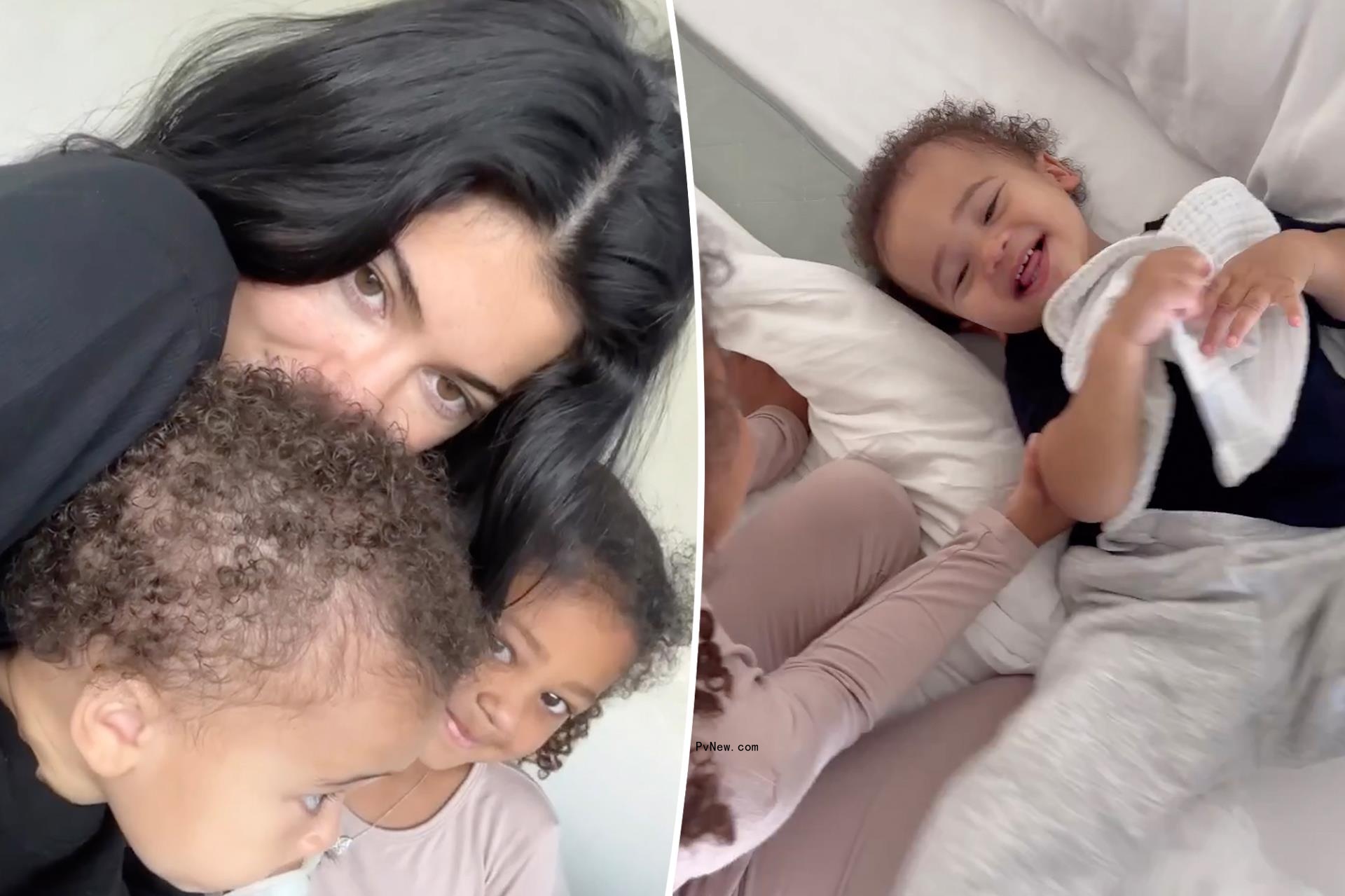 Kylie Jenner shares video of her ‘blessed’ morning with Stormi, Aire