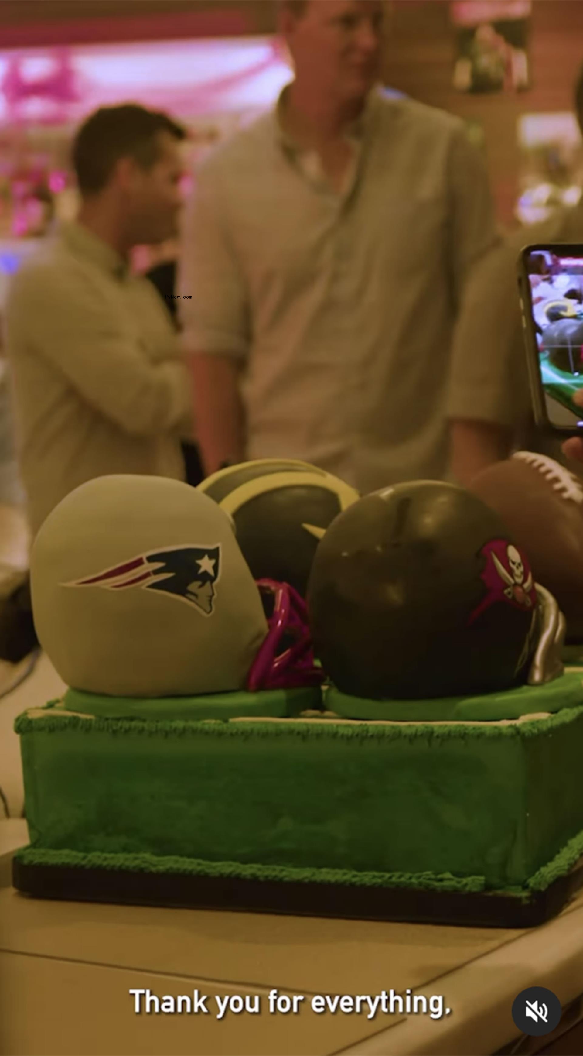 Tom Brady's retirement cake
