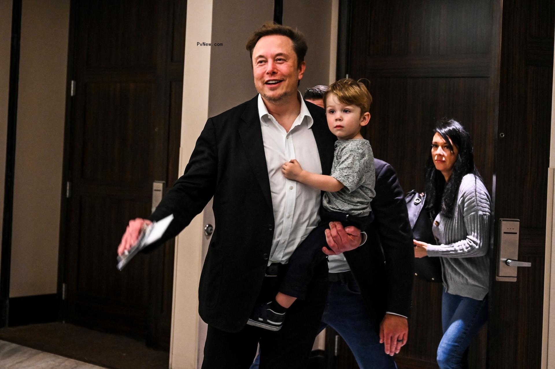 Elon Musk attends event with son X AE A-XII