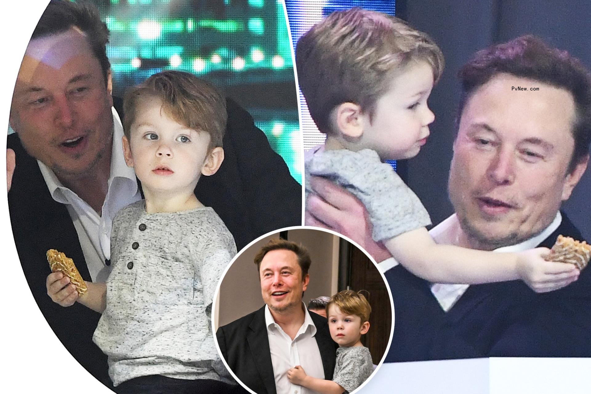 Elon Musk adorably plays with his, Grimes’ 2-year-old son in rare pics