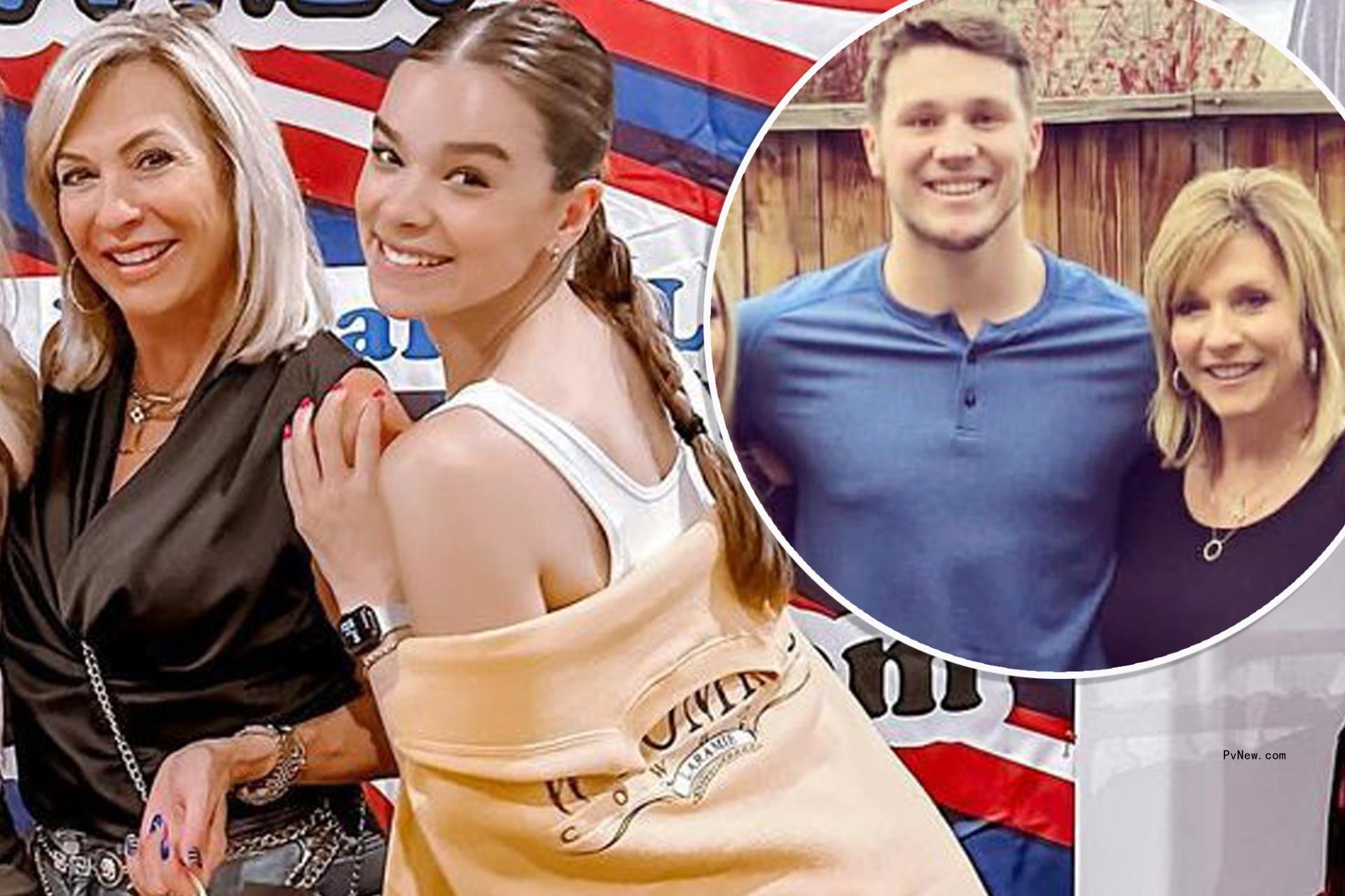 Hailee Steinfeld pulls a Taylor Swift, hangs out with NFL beau Josh Allen’s mom