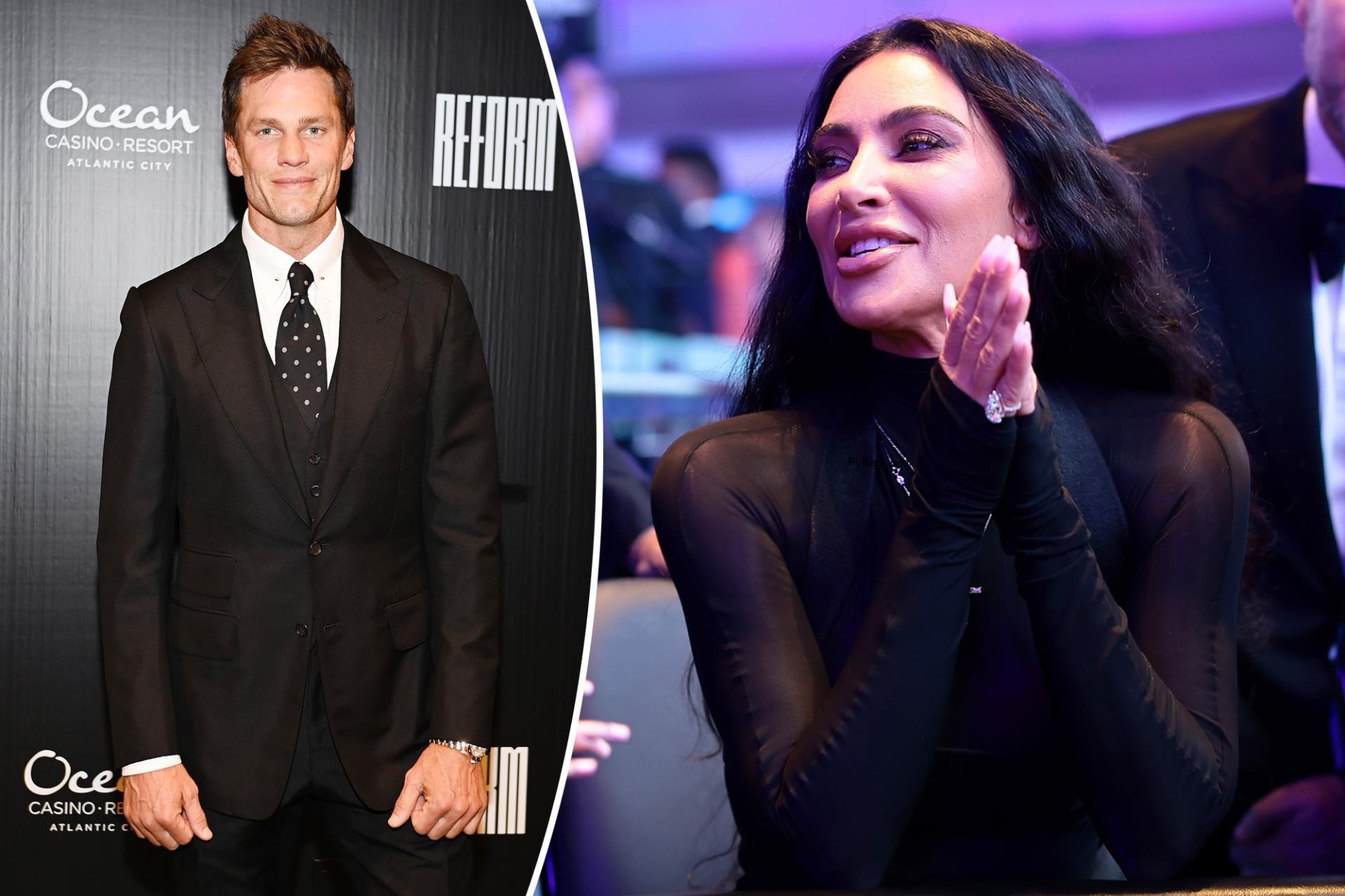 Tom Brady, Kim Kardashian reunite at Jay-Z’s VIP blackjack party