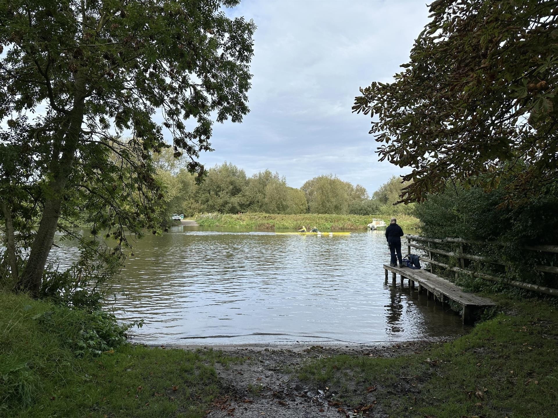 The lake near the house Joe Jo<i></i>nas and Sophie Turner planned to buy in the UK.