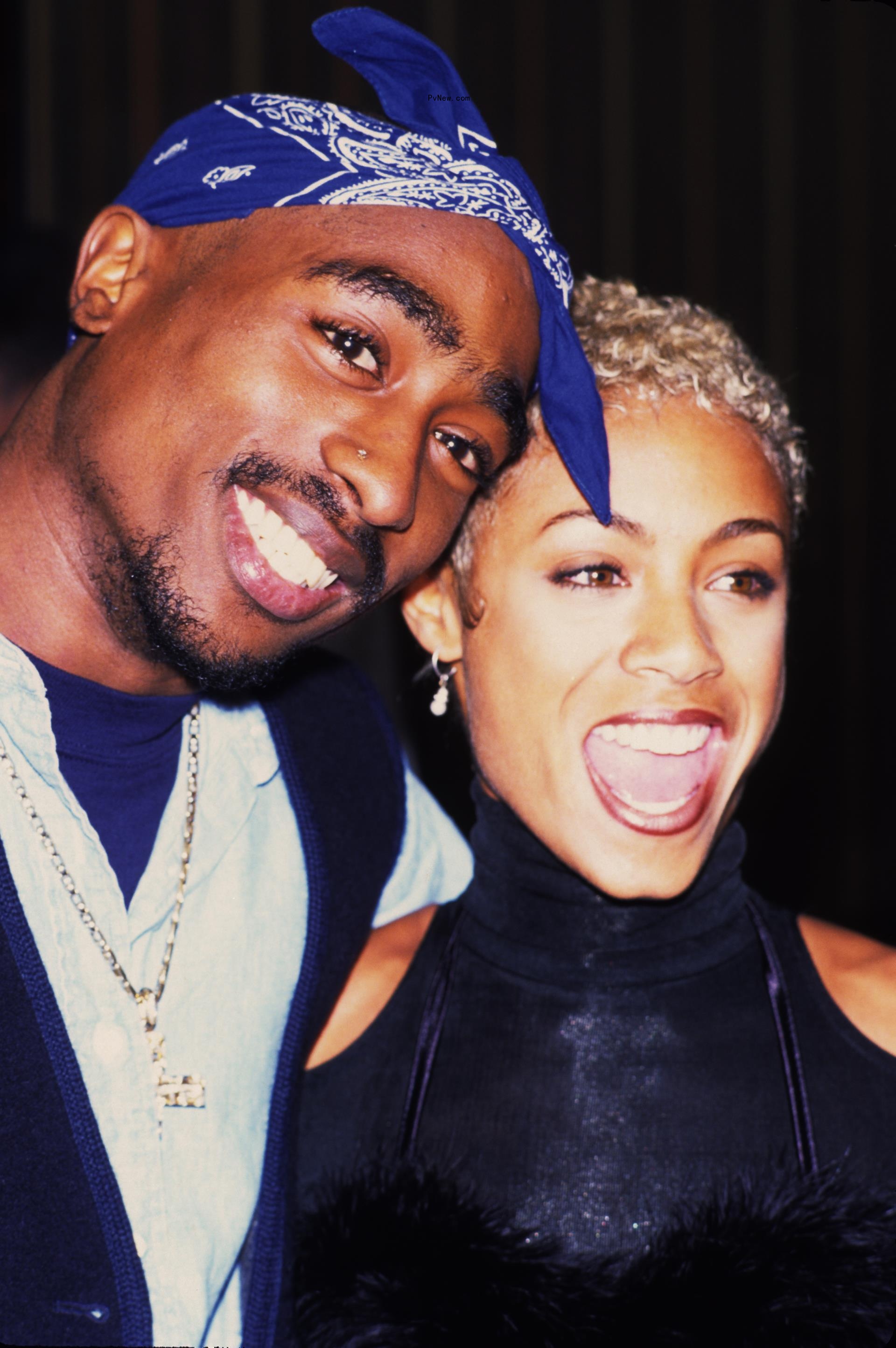 Jada Pinkett Smith and Tupac Shakur.