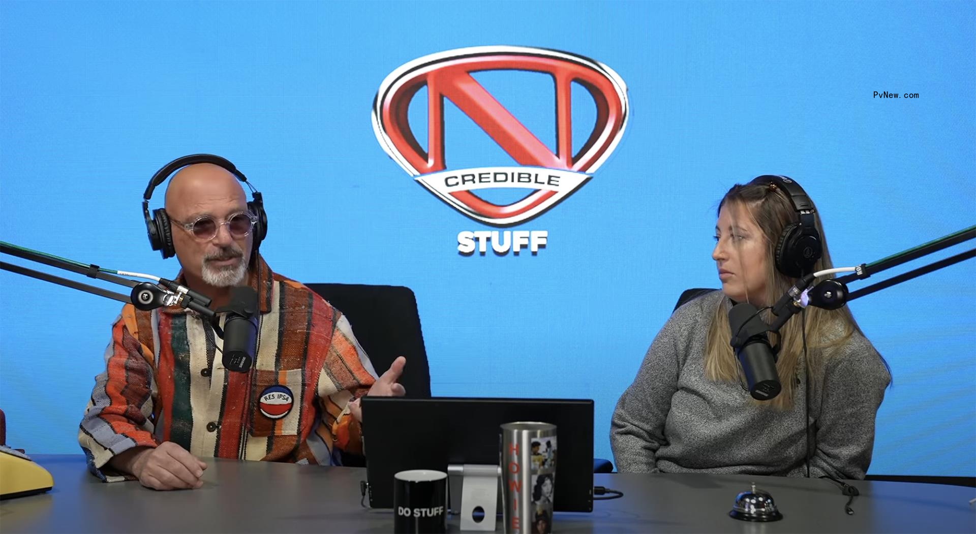 Howie Mandel on his podcast.