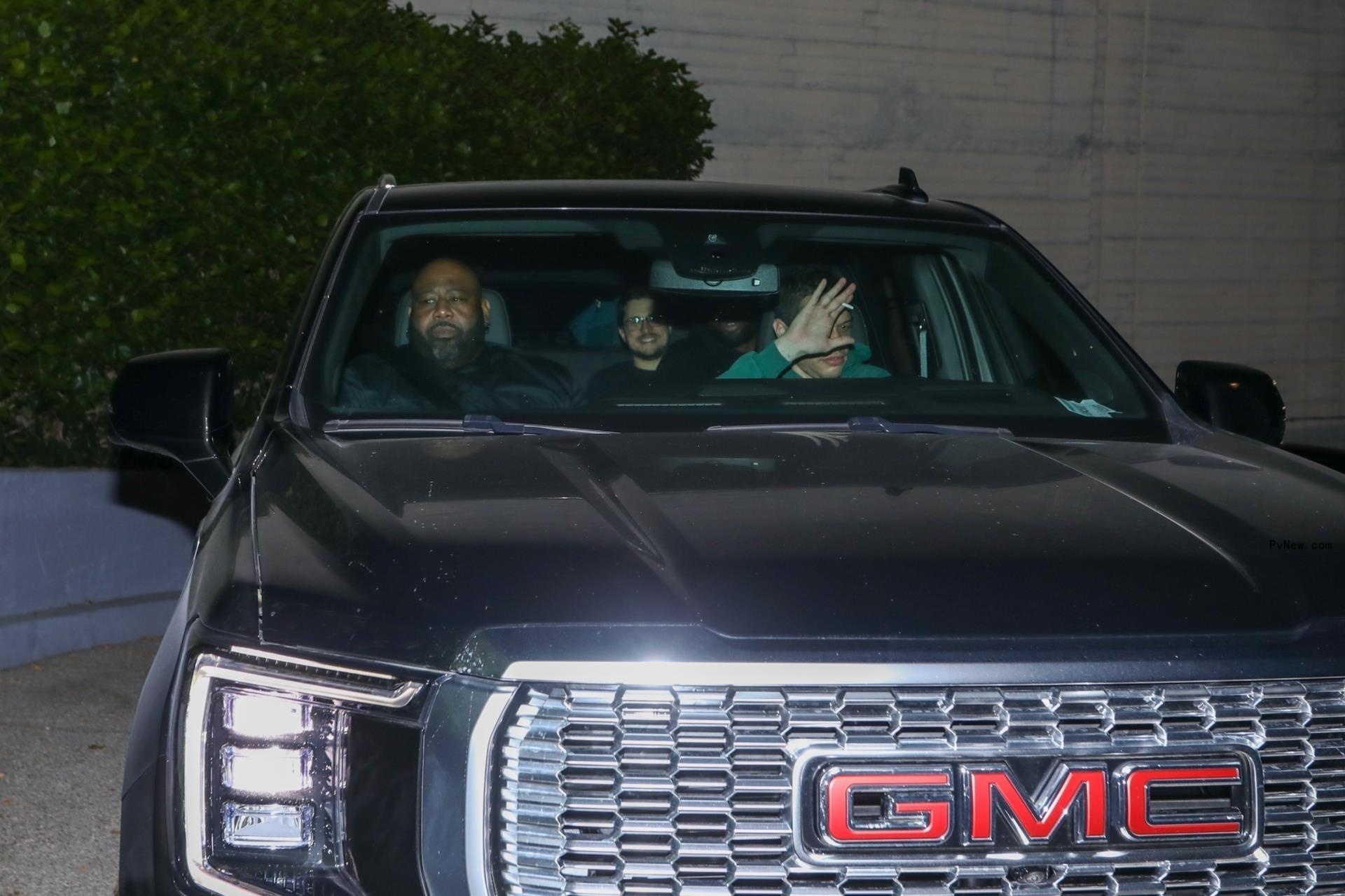 Pete Davidson driving people