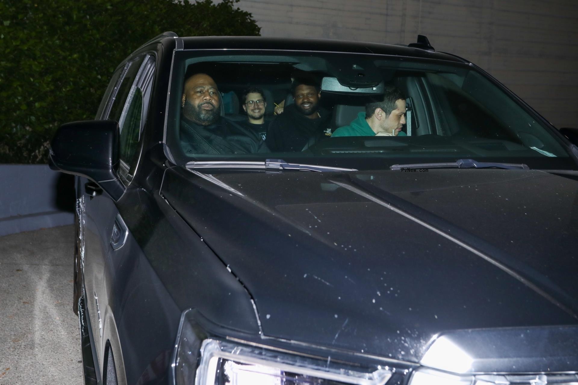 Pete Davidson driving